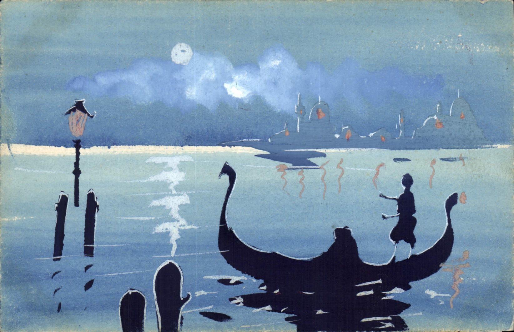 CPA Fantaisie (dessin a la main) Venise