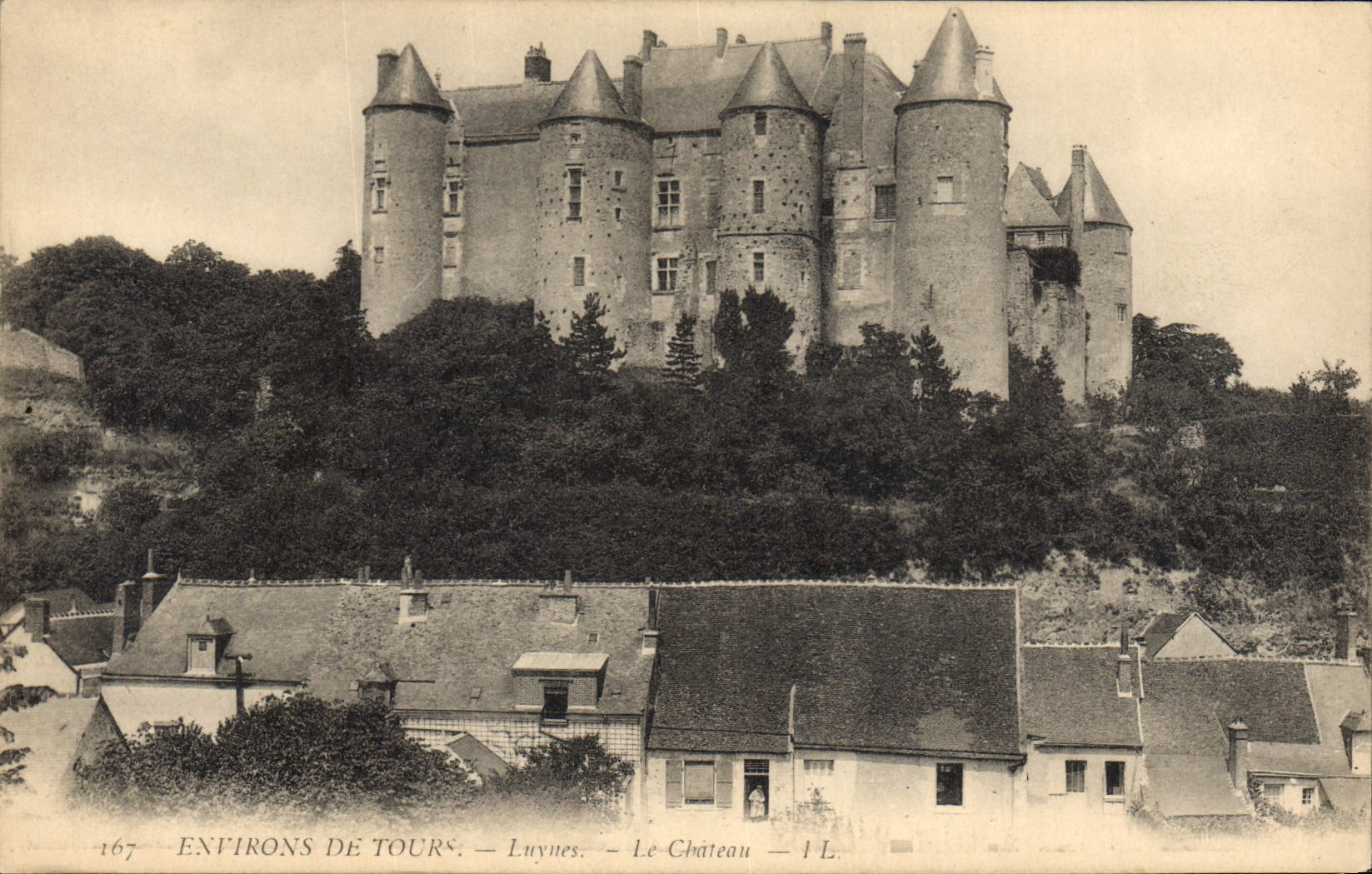 CPA Environs de Tours Luynes Le Chateau 