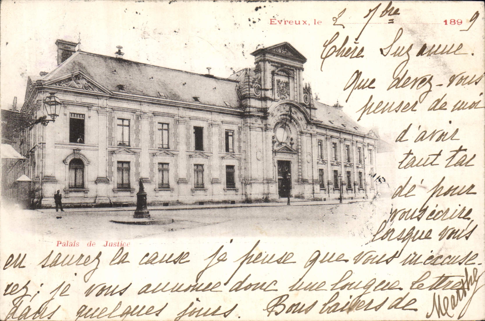 CPA Evreux Palais de Justice 
