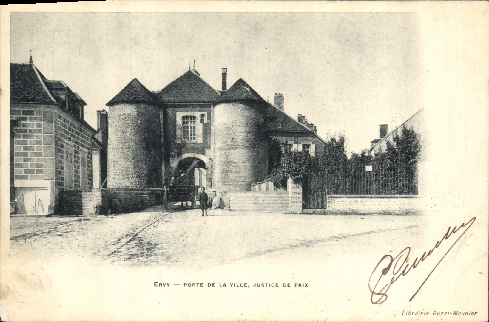 CPA Ervy Porte de la ville Justice de paix 