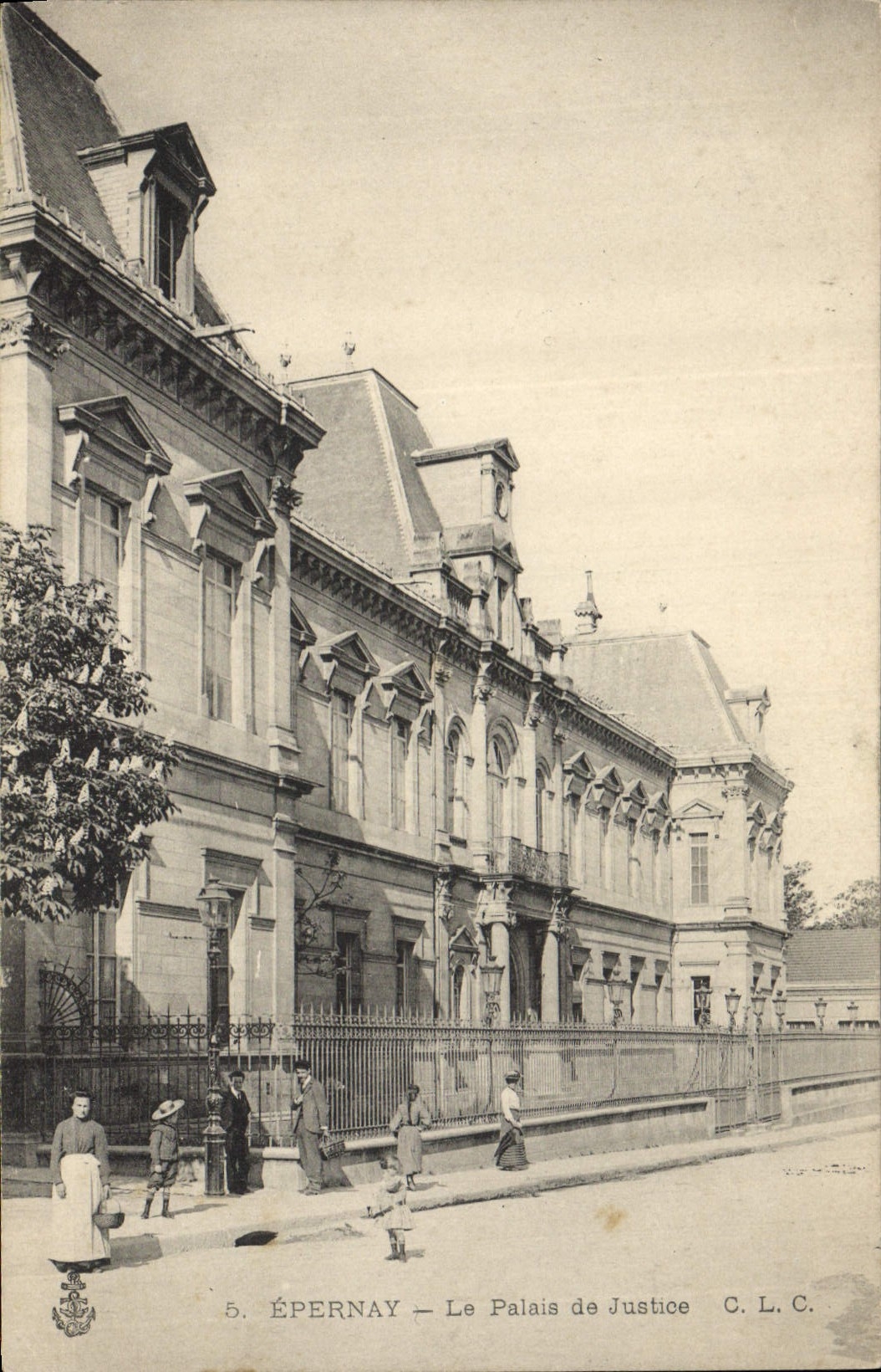 CPA Epernay Le Palais de Justice Militaria