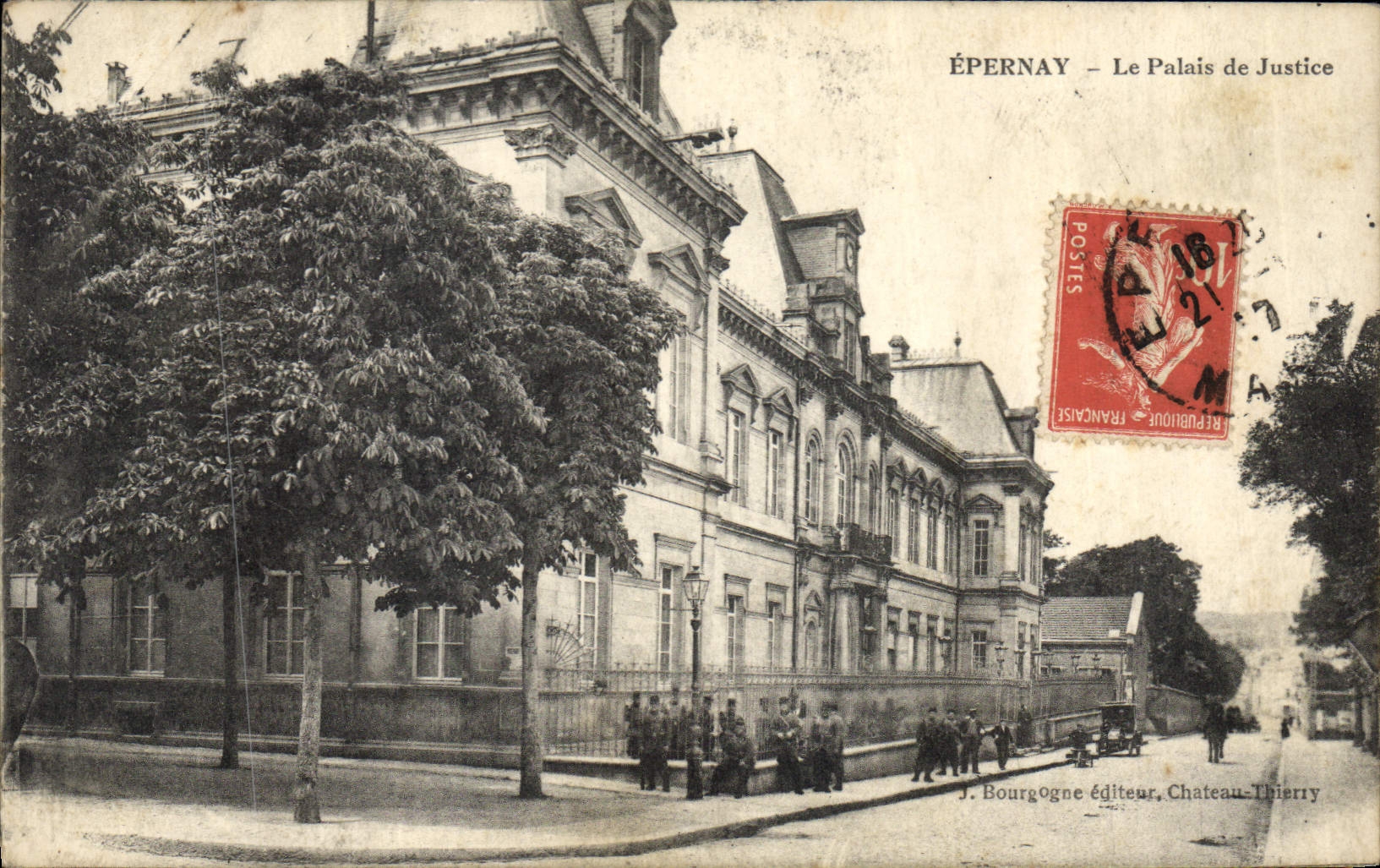 CPA Epernay Le Palais de Justice 