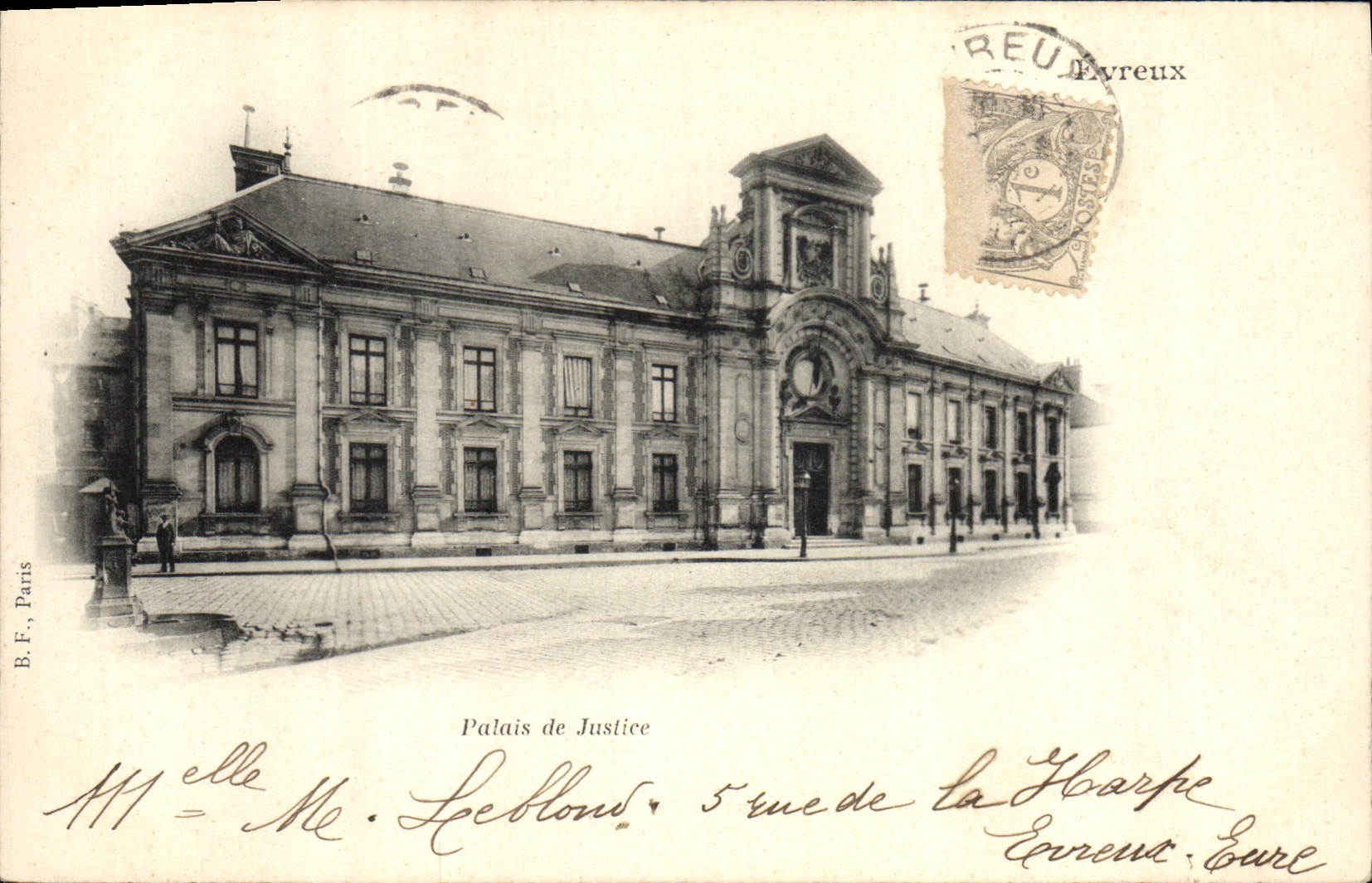 CPA Evreux Palais de Justice 