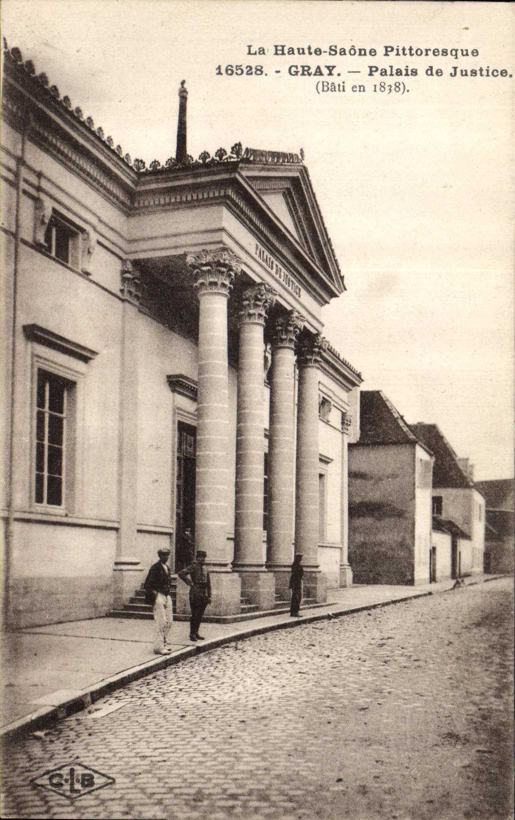 CPA La Haute Saone pittoresque Gray Palais de Justice (Bati en 1838) 