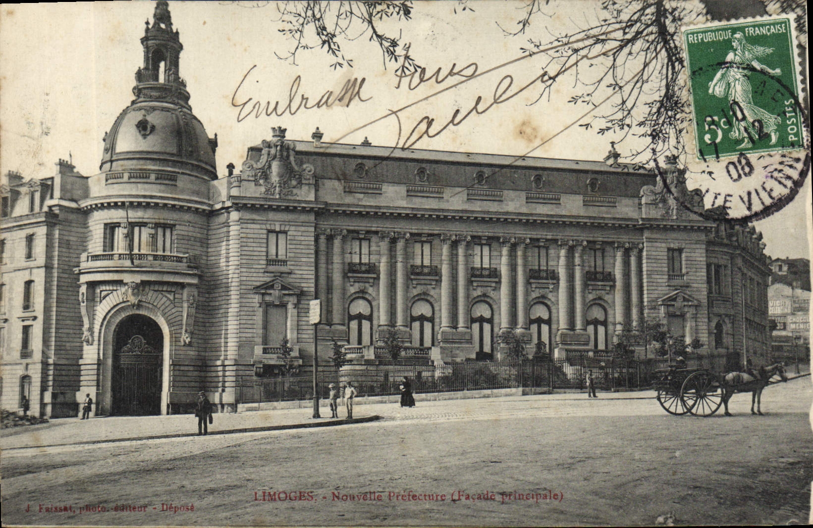 CPA Limoges Nouvelle Prefecture (facade principale) 
