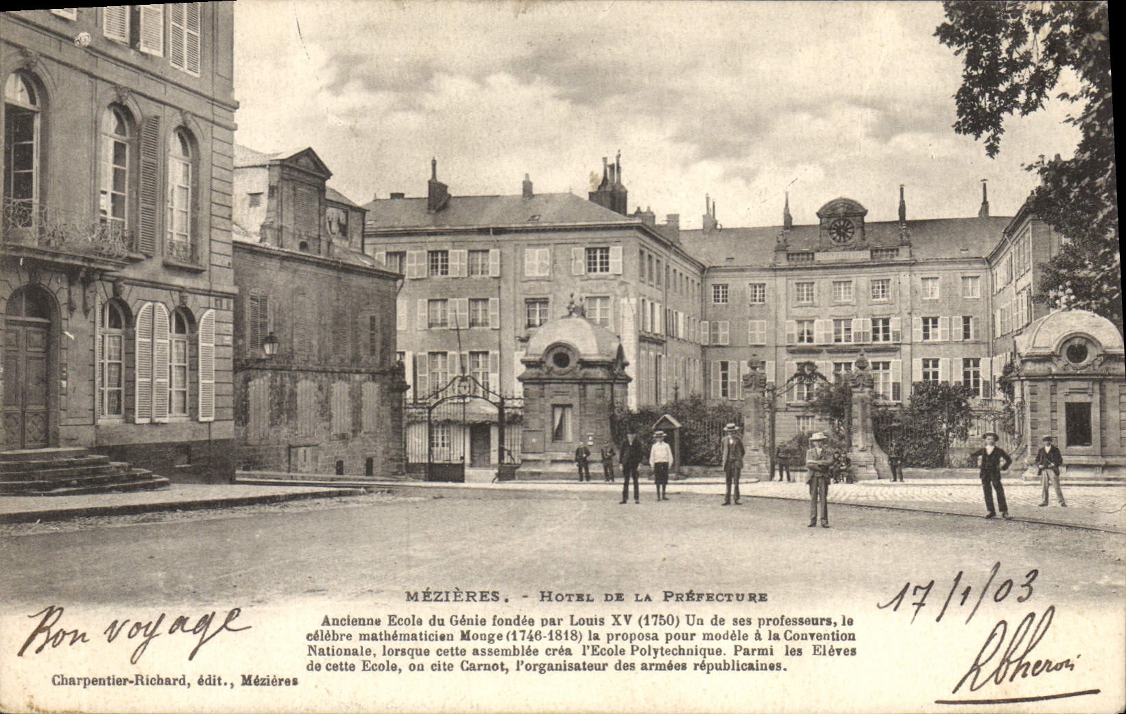 CPA Mezieres Hotel de la Prefecture 