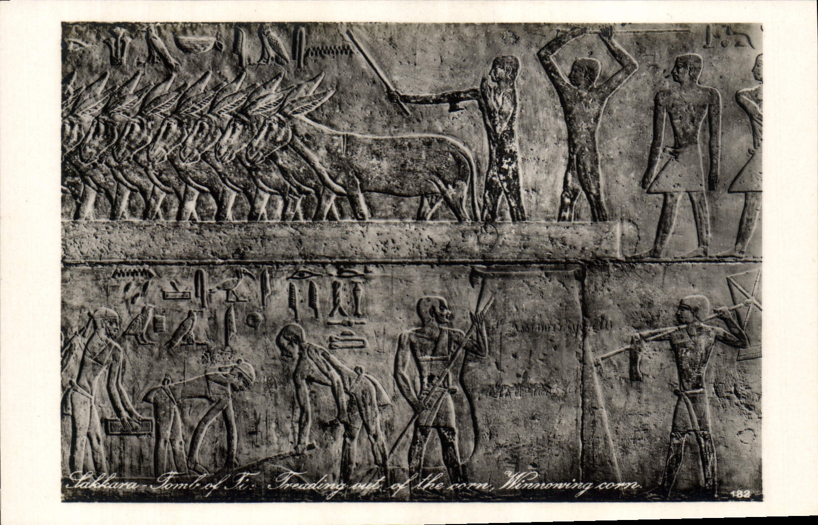 CPA Egypt Egypte Sakkara Tomb  