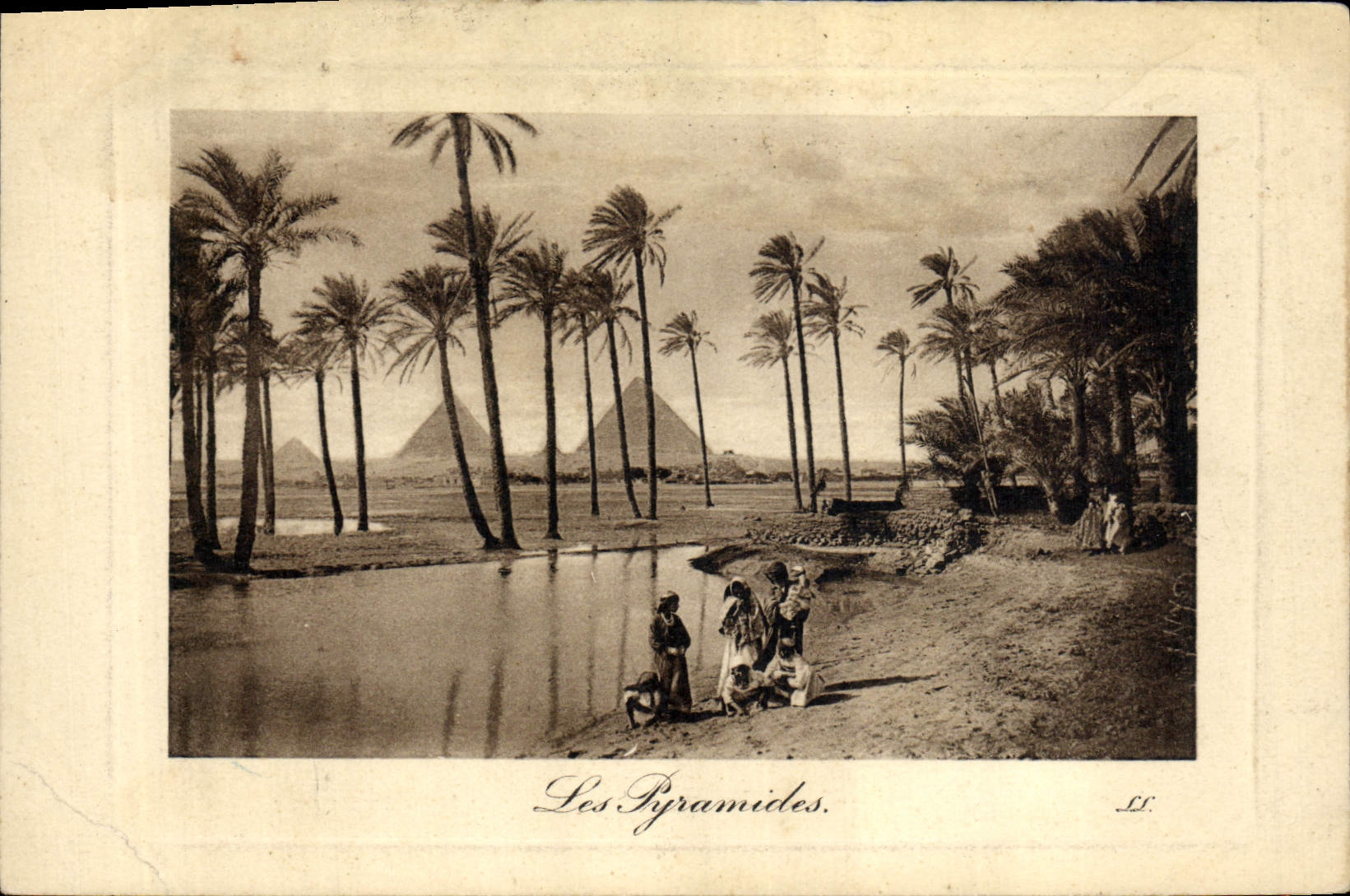 CPA Egypt Egypte Les Pyramides