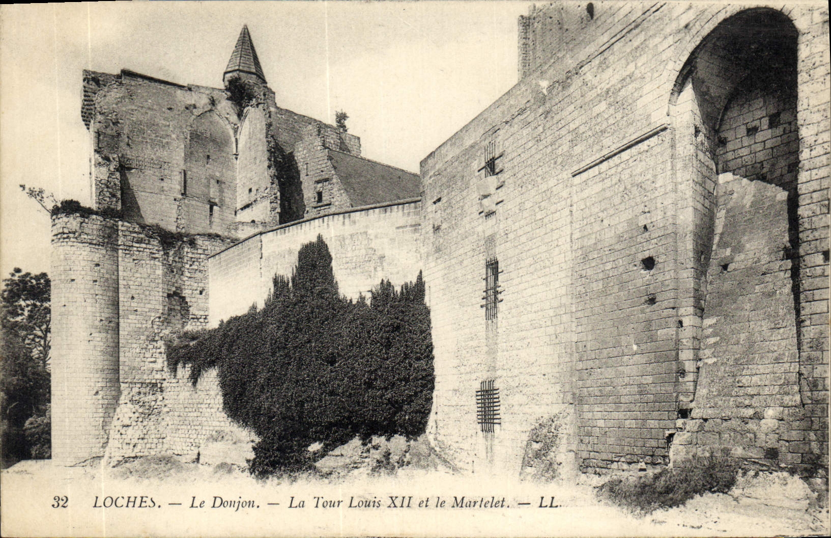 CPA Loches Le Donjon La Tour Louis XII et le Martelet