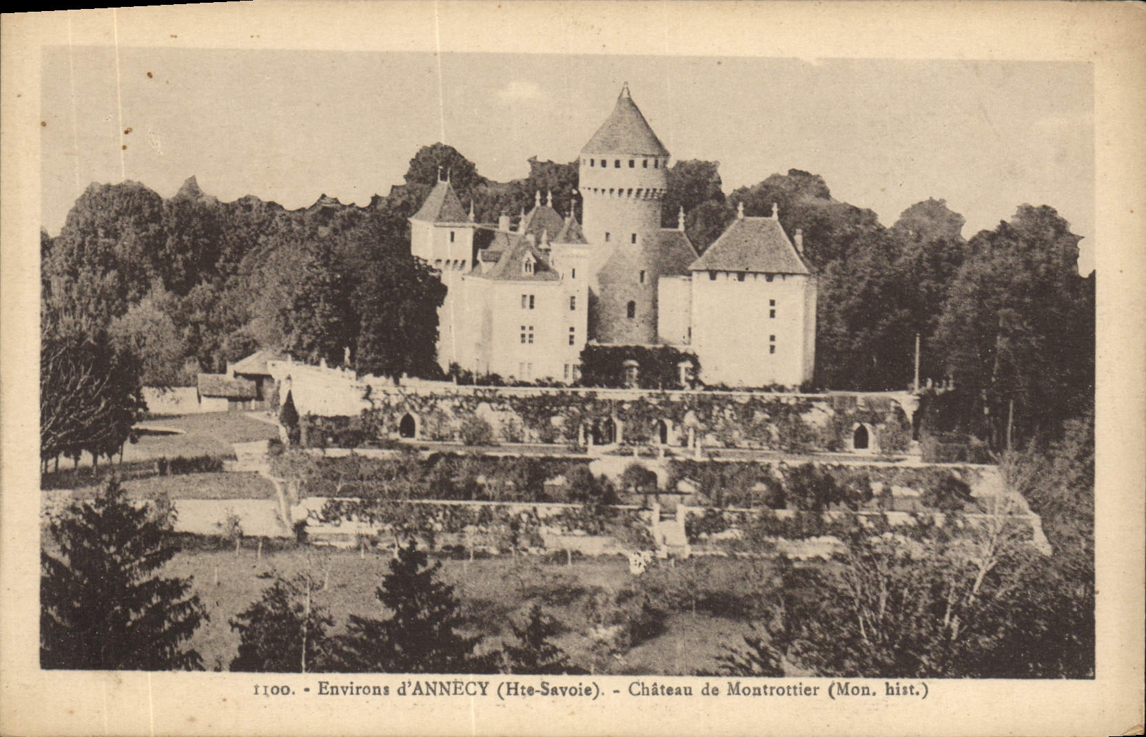 CPA Environs d'Annecy (Hte Savoie) Chateau de Montrottier 