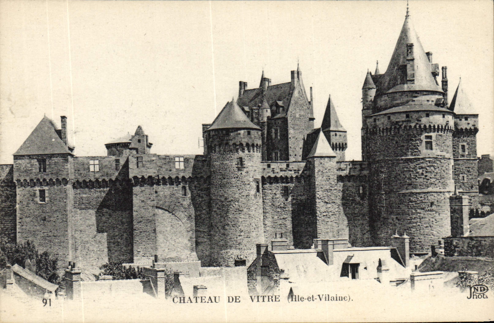 CPA Chateau de Vitre (Hte et Vilaine) 