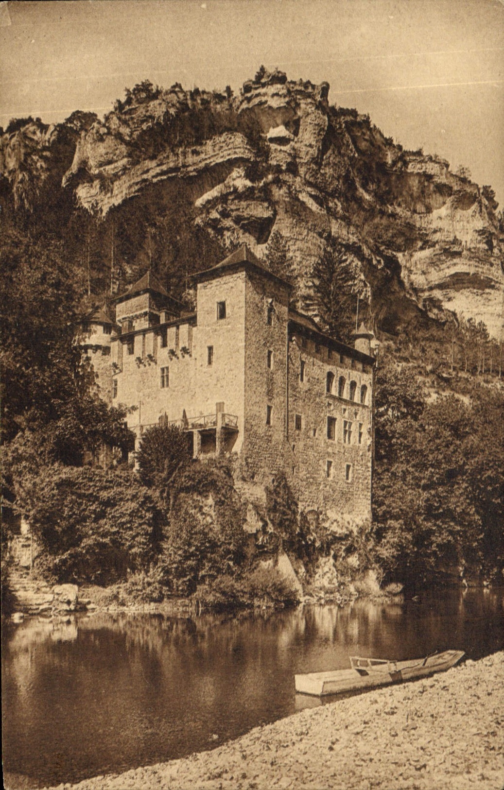 CPA Gorges du Tarn Chateau de la Caze (XV s) 