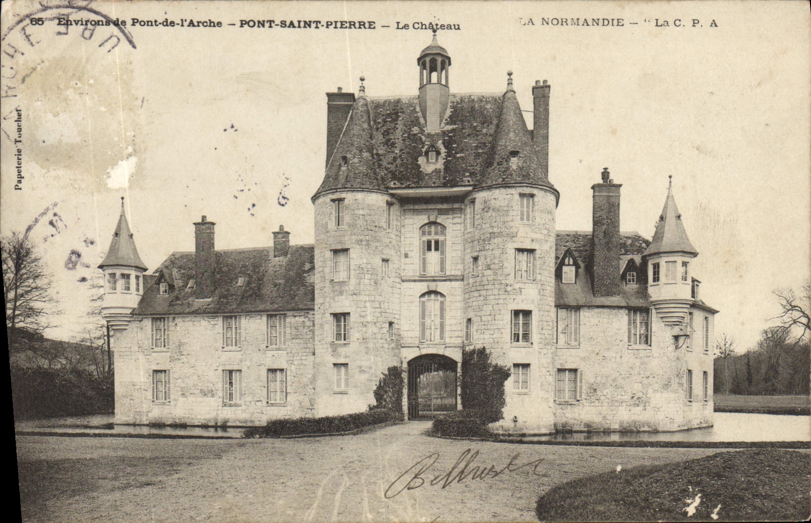 CPA Environs de Pont de l'Arche Pont Saint Pierre Le Chateau