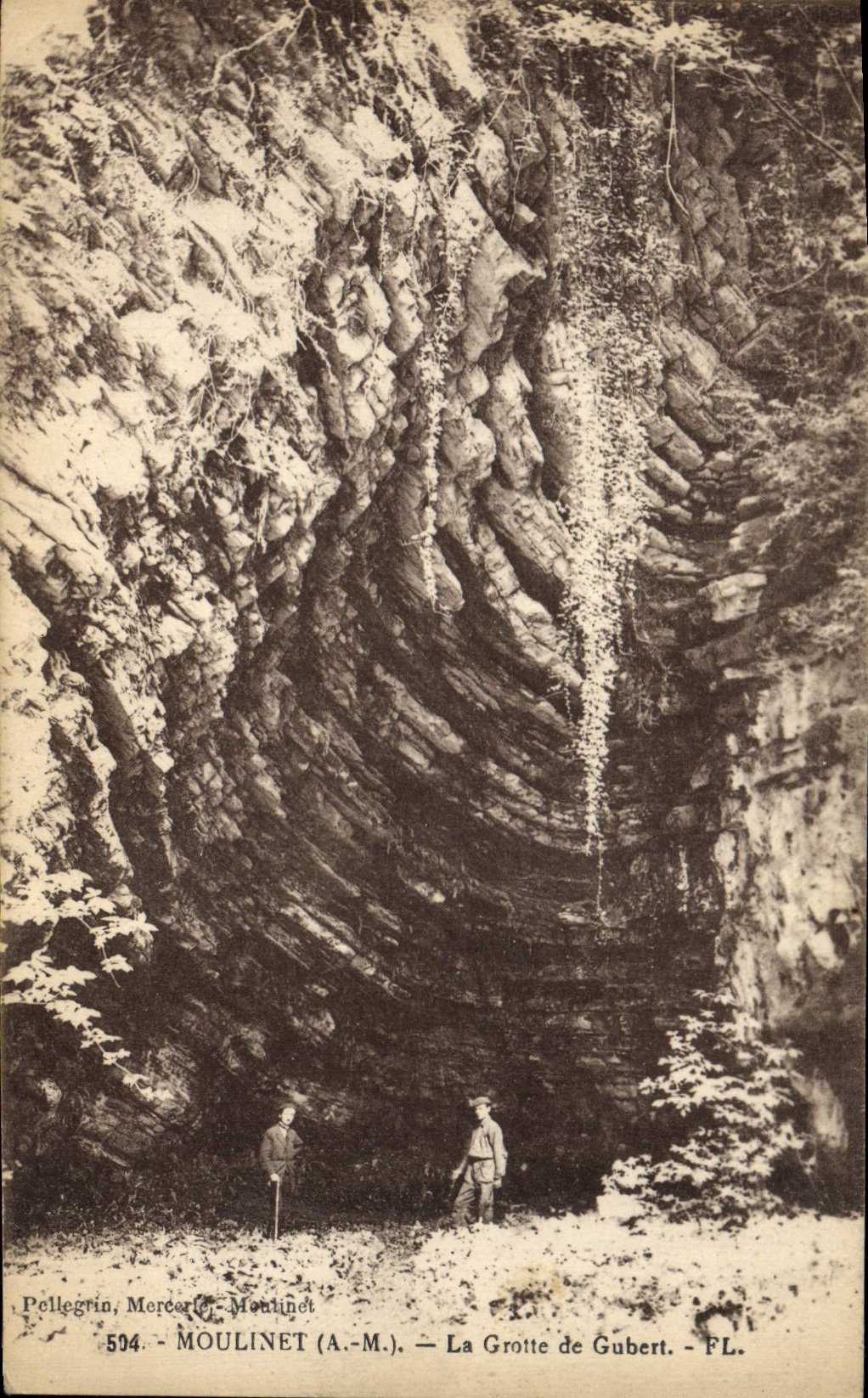 CPA Moulinet La Grotte de Gubert 