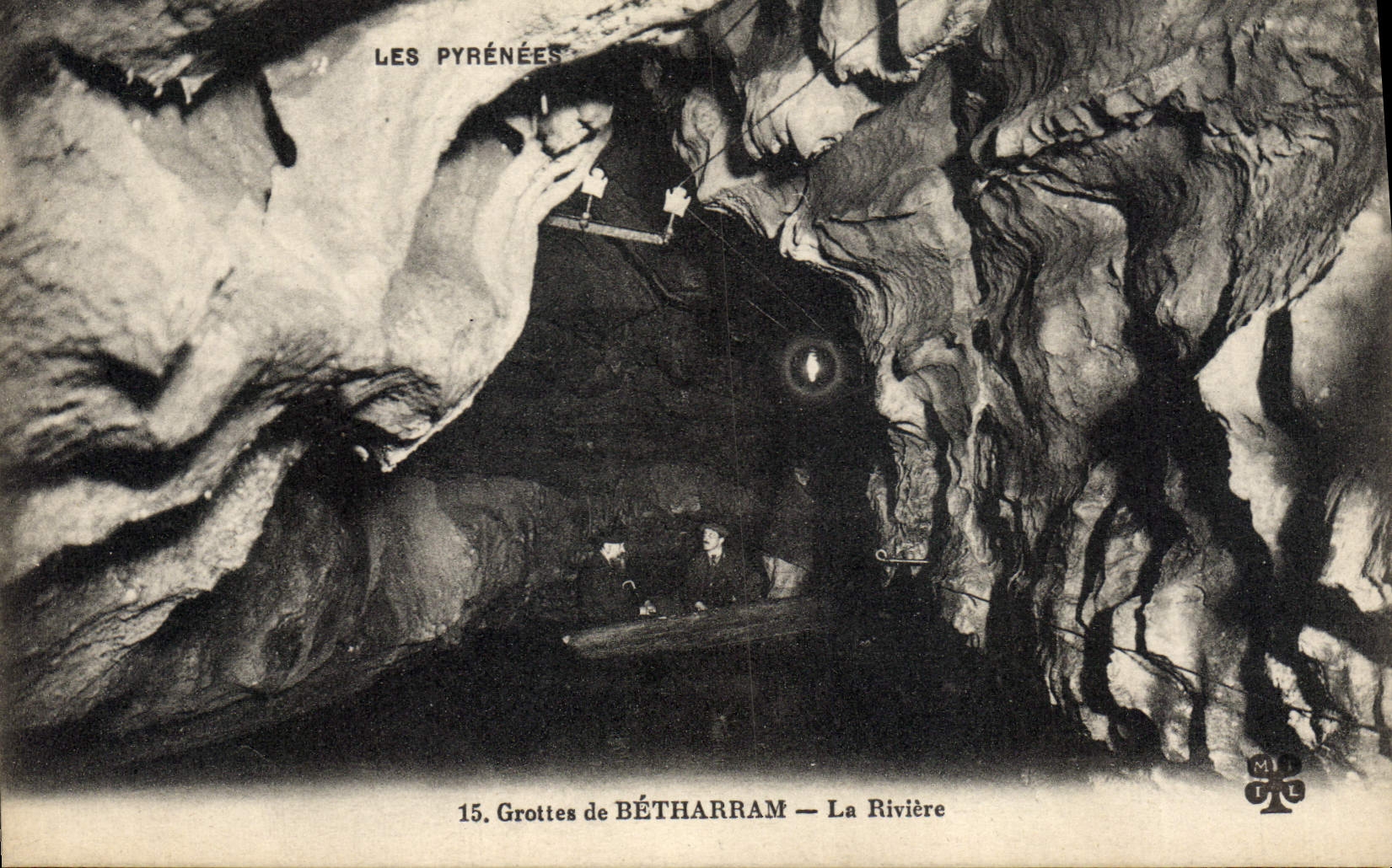 CPA Grottes de Betharram La Riviere