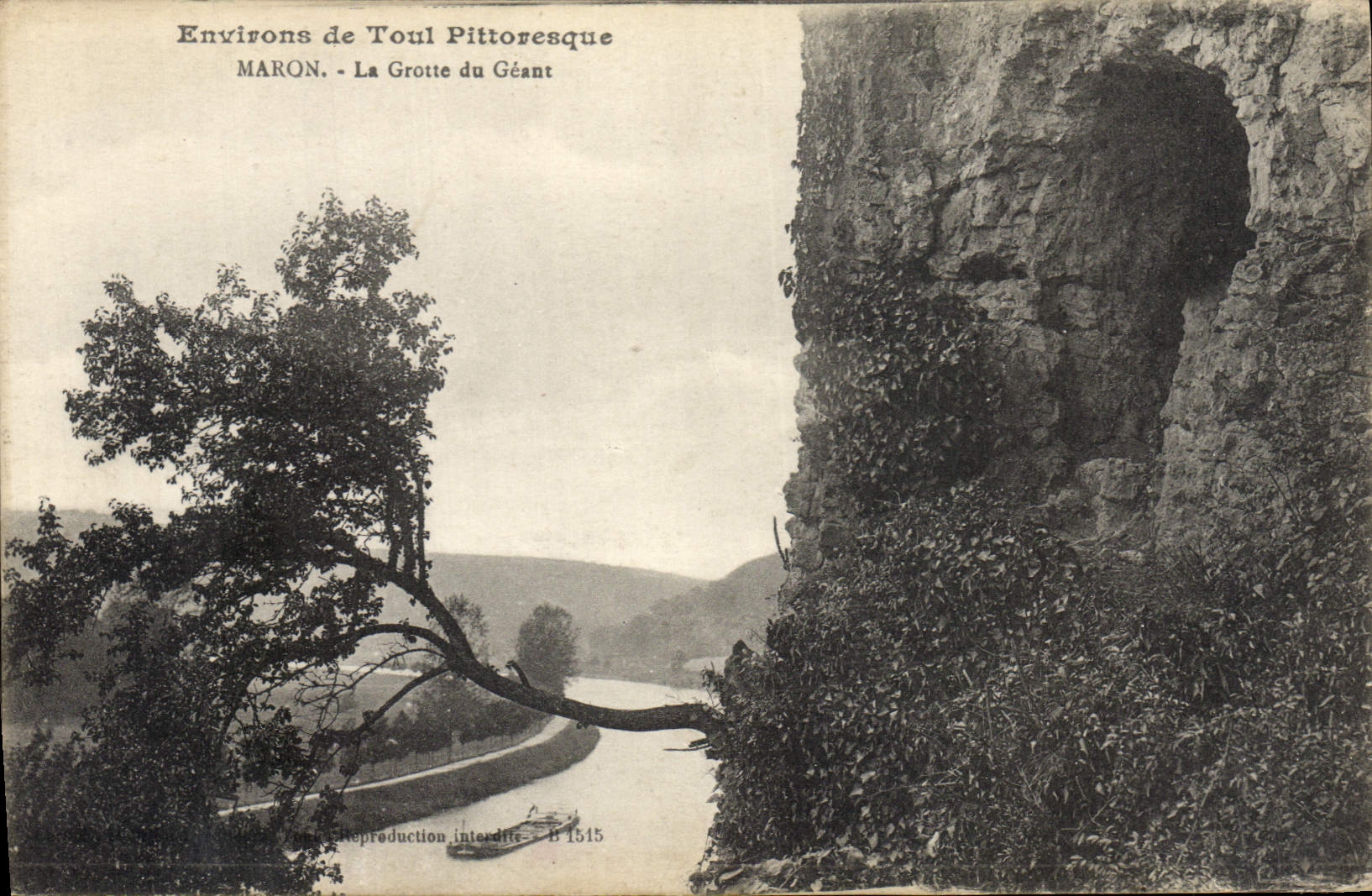 CPA Environs de Toul Pittoresque Maron La Grotte du Geant  