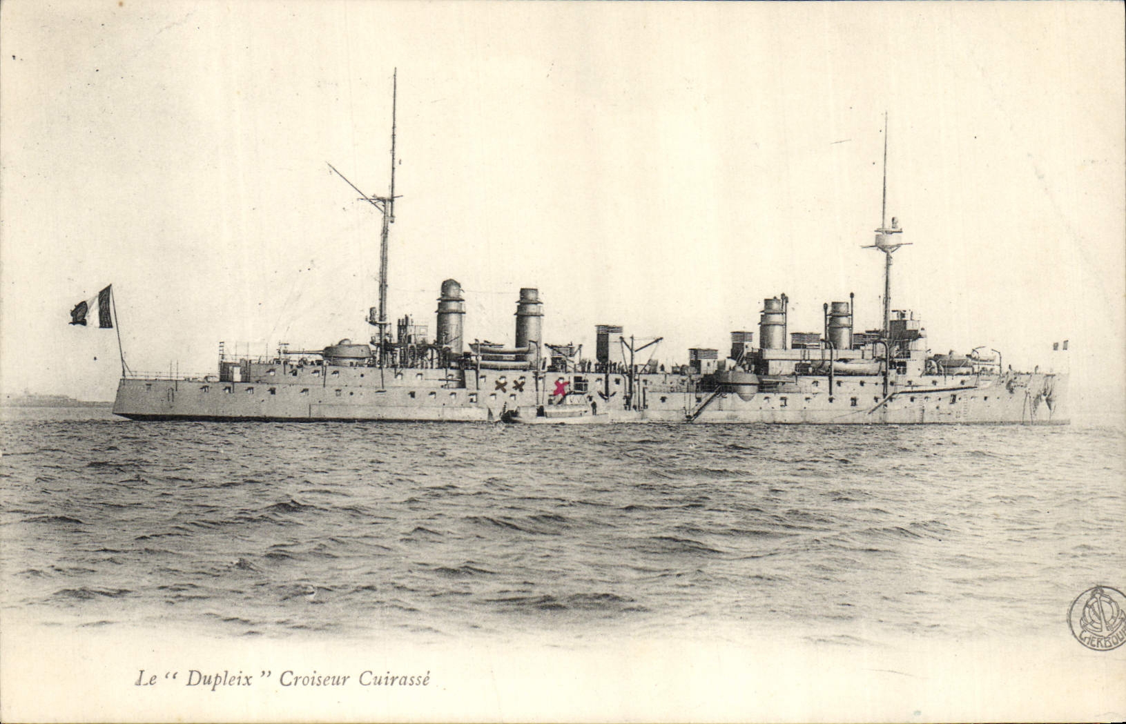 CPA Bateau de guerre Le Dupleix Croiseur Cuirasse 