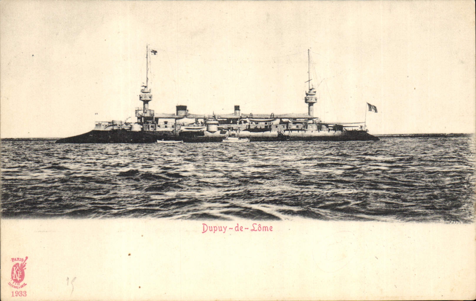 CPA Bateau de guerre Dupuy de Lome 