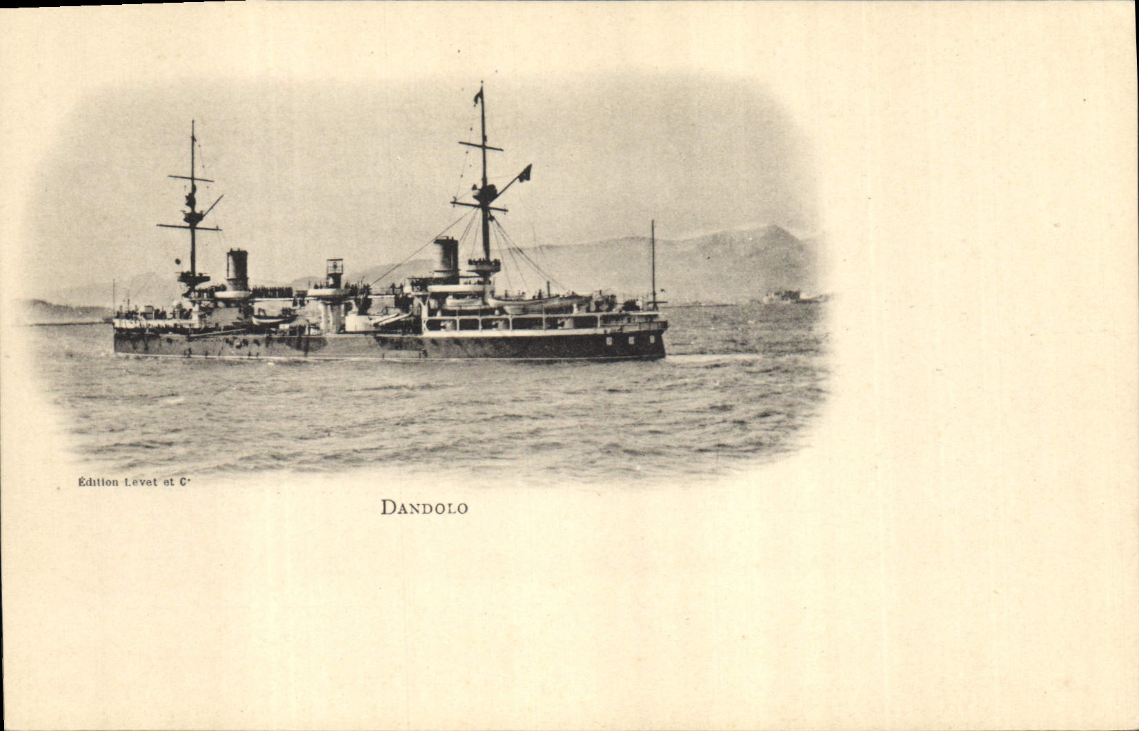 CPA Bateau de guerre Dandolo 