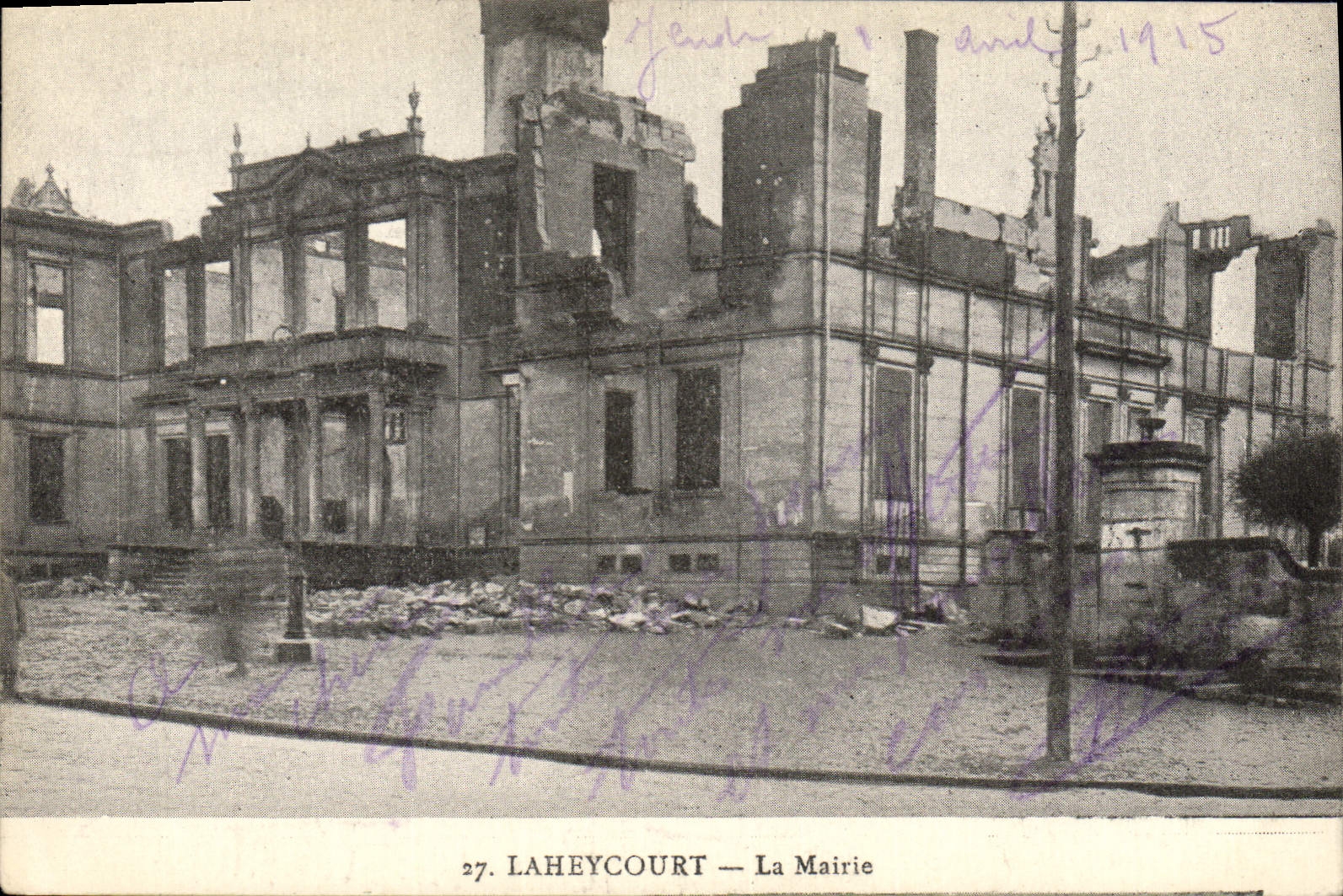 CPA Militaria Laheycourt la Marie 