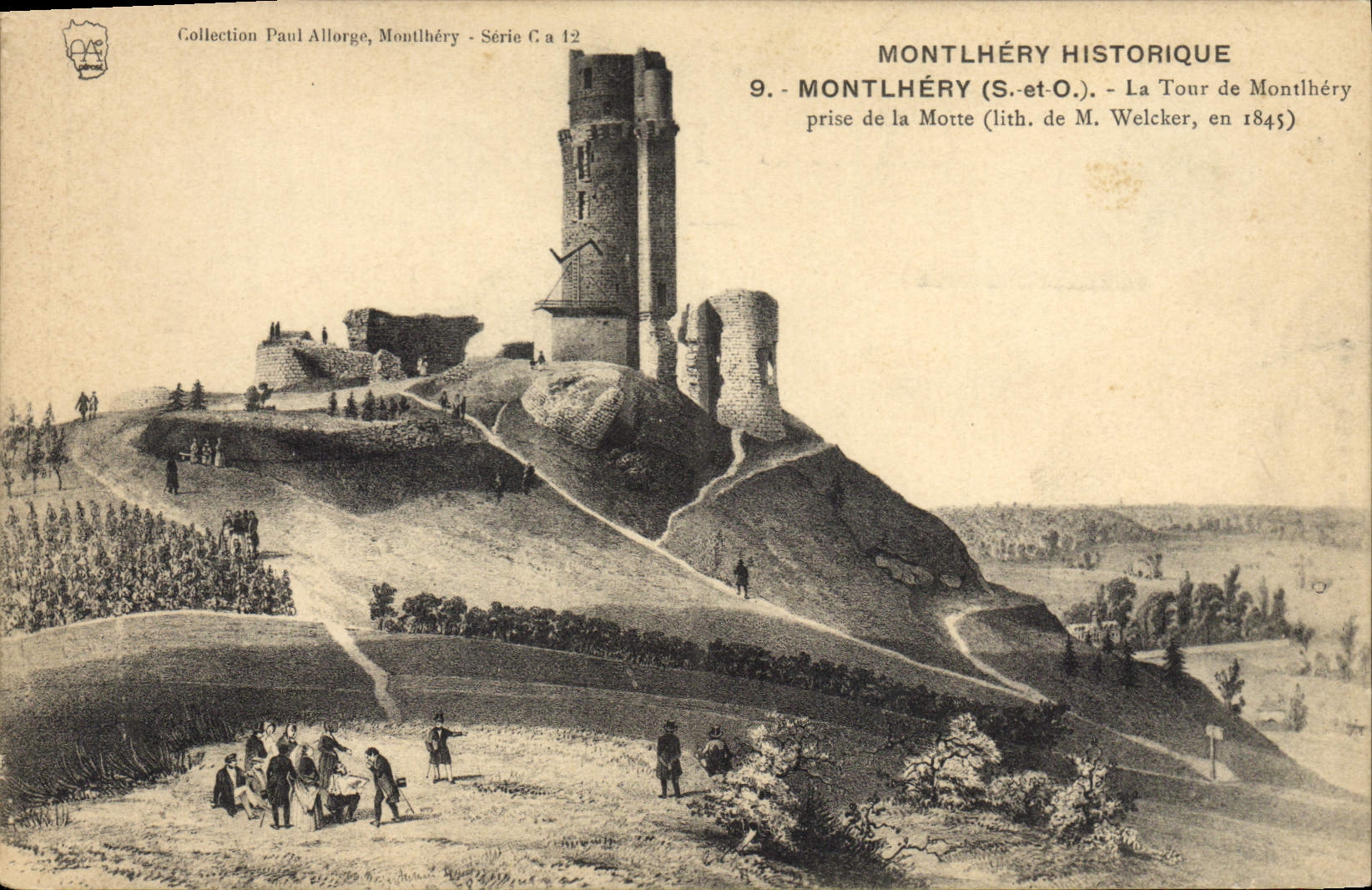 CPA Montlhery Historique La Tour de Monthery