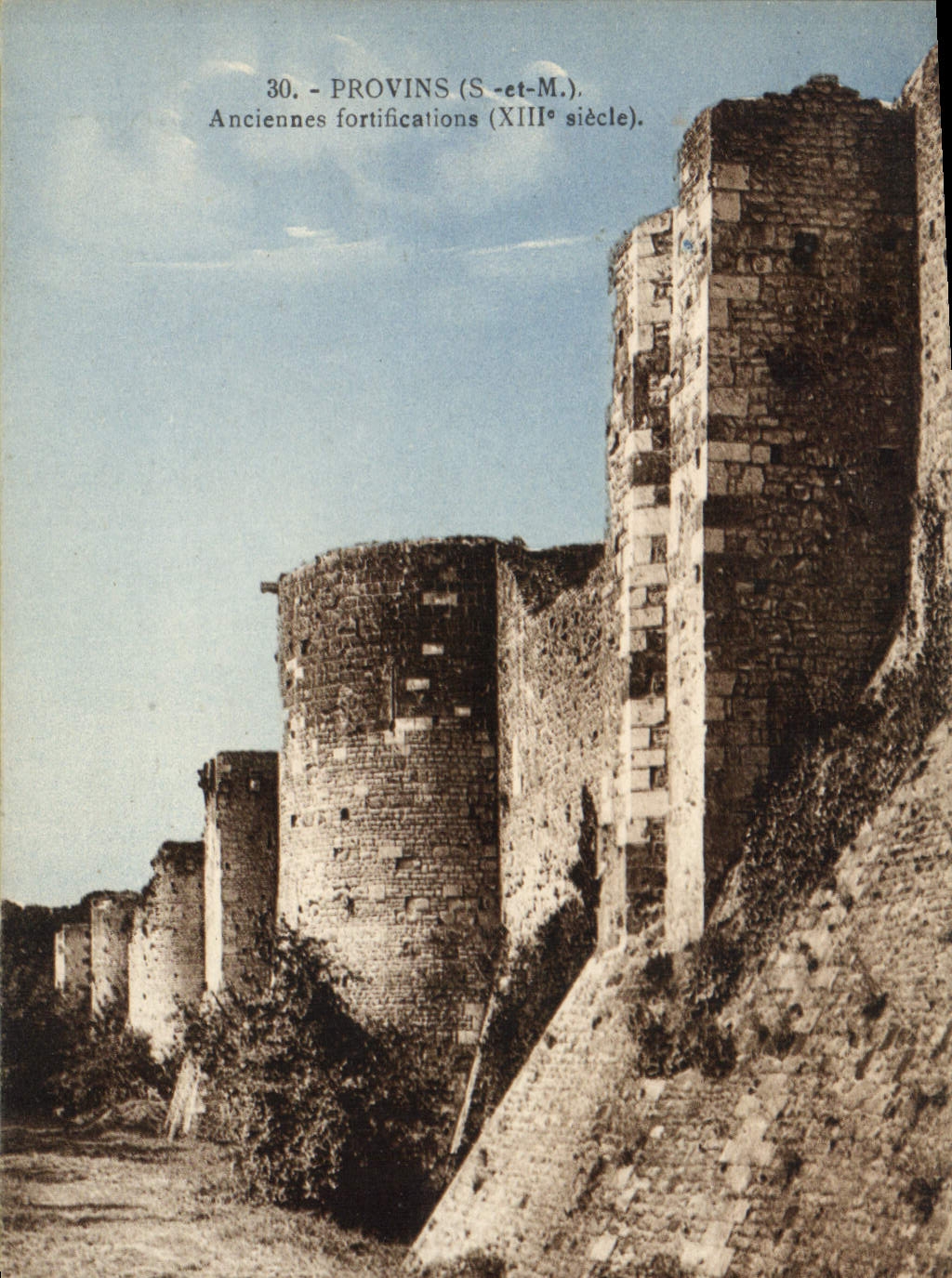 CPA Provins Anciennes fortifications XIII siecle