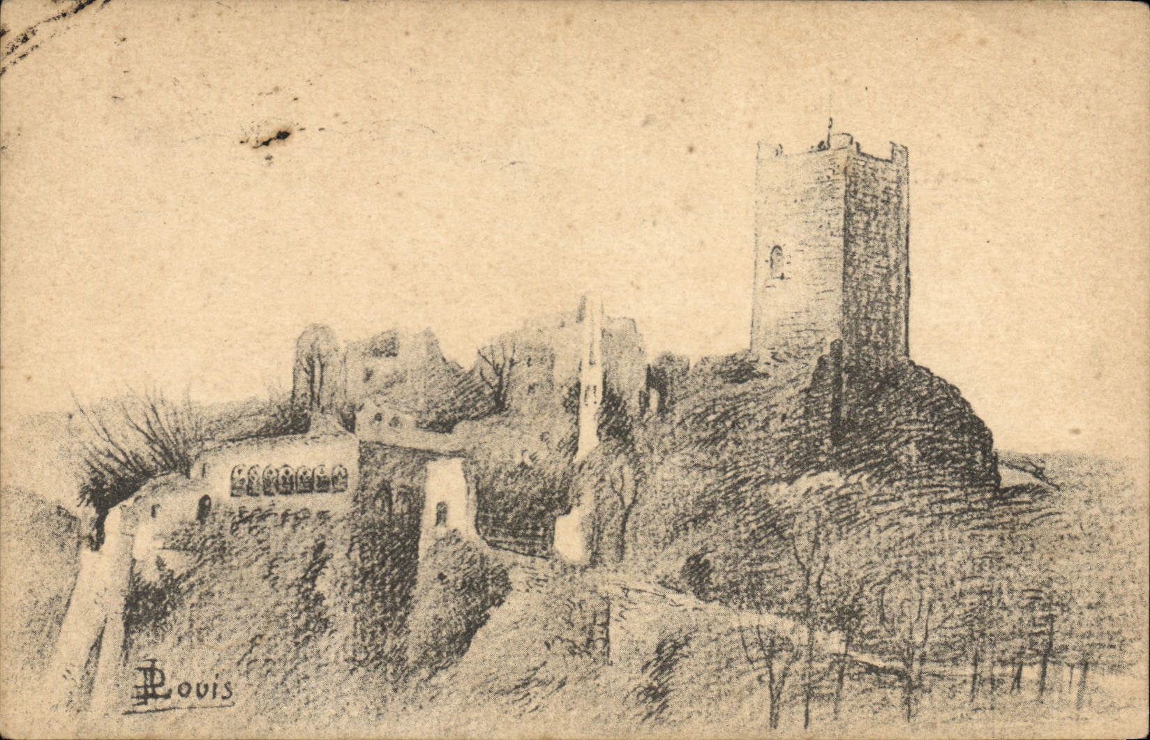 CPA Chateau de Saint Ulrich 