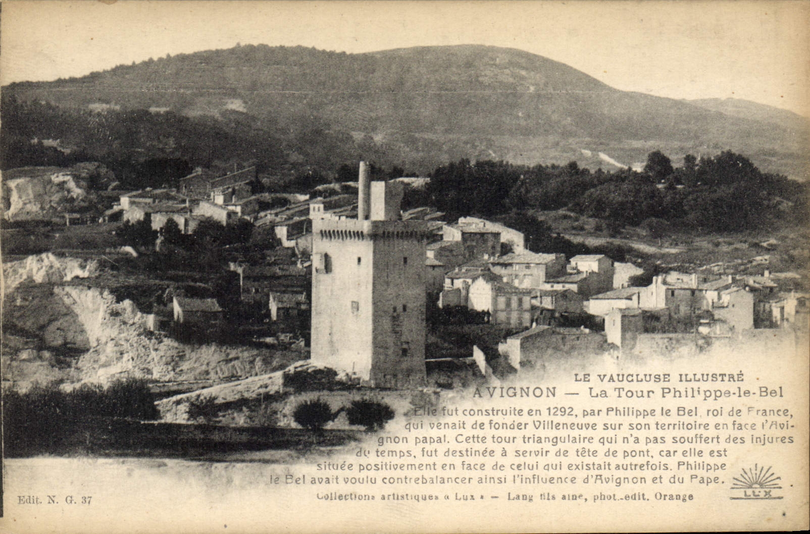 CPA Le Vaucluse illustre Avignon La Tour Philippe le Bel