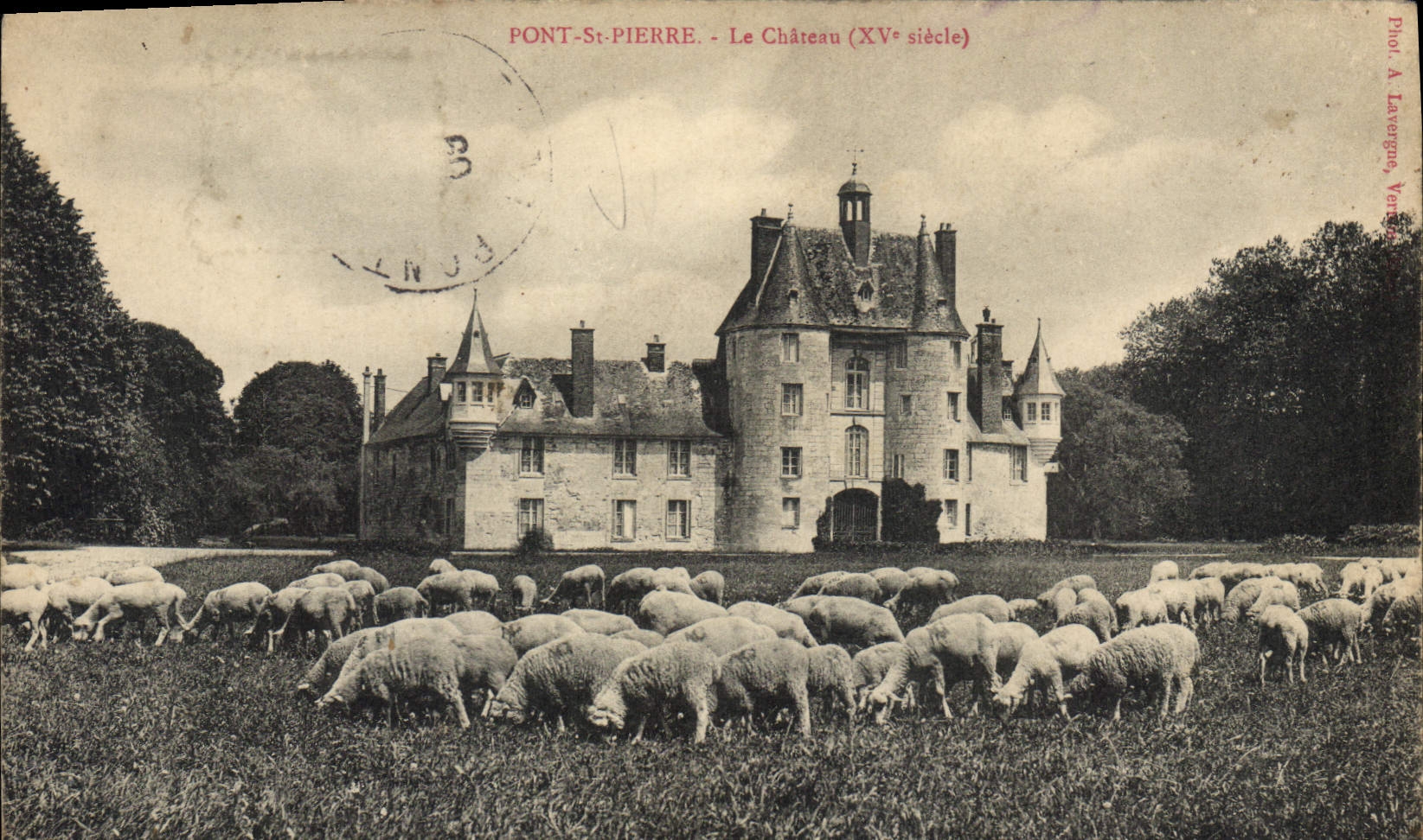 CPA Pont St Pierre le Chateau XV siecle Moutons