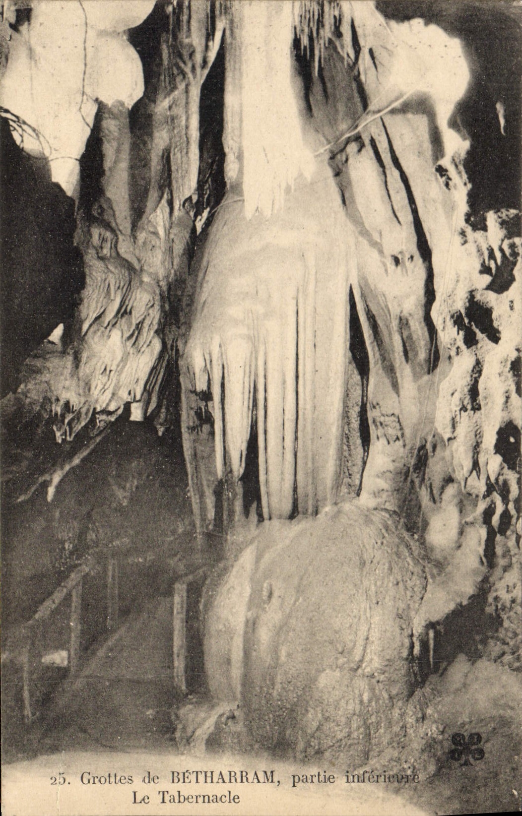 CPA Grottes de Betharram partie interieure le Tabernacle