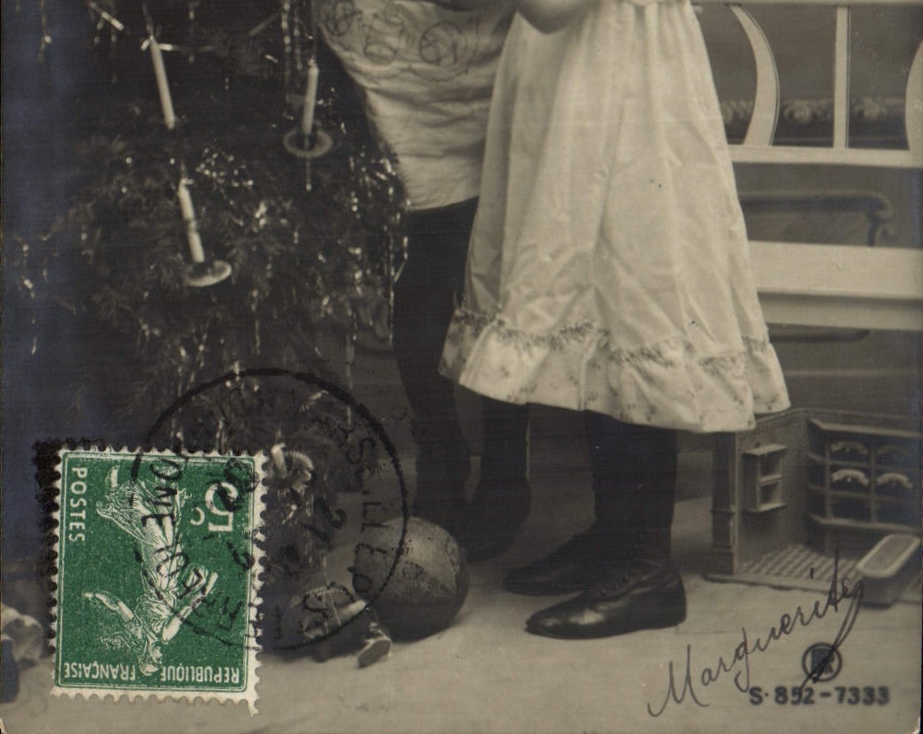 CPA Poupee Joyeux Noel 