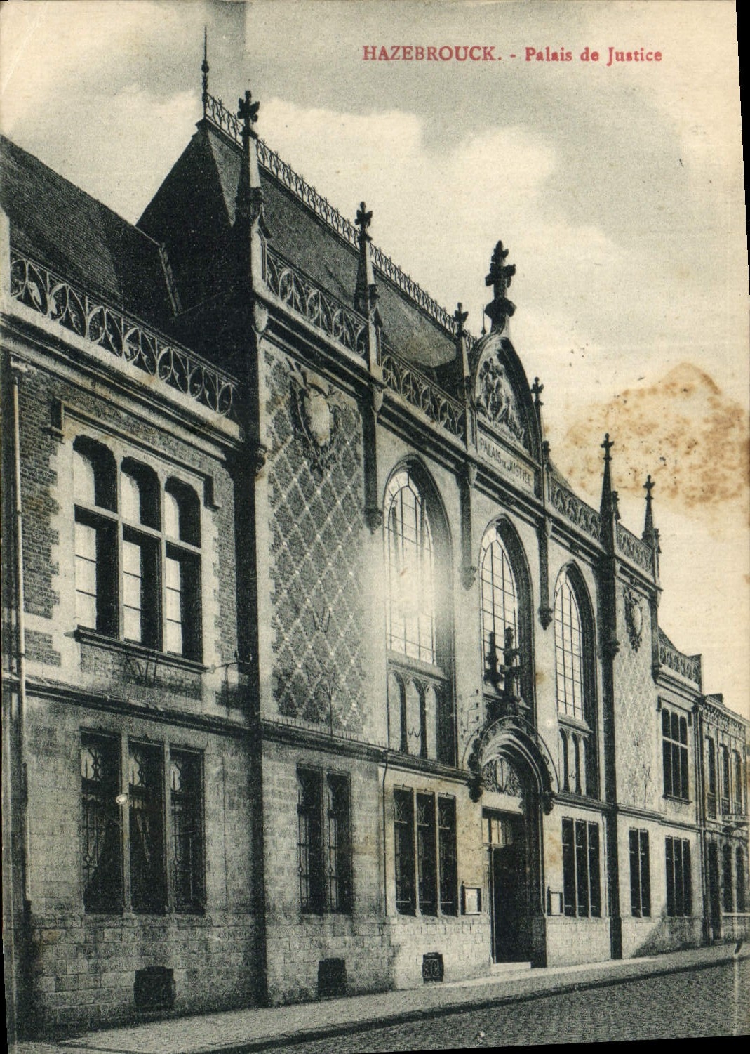 CPA Hazebrouck Palais de justice 