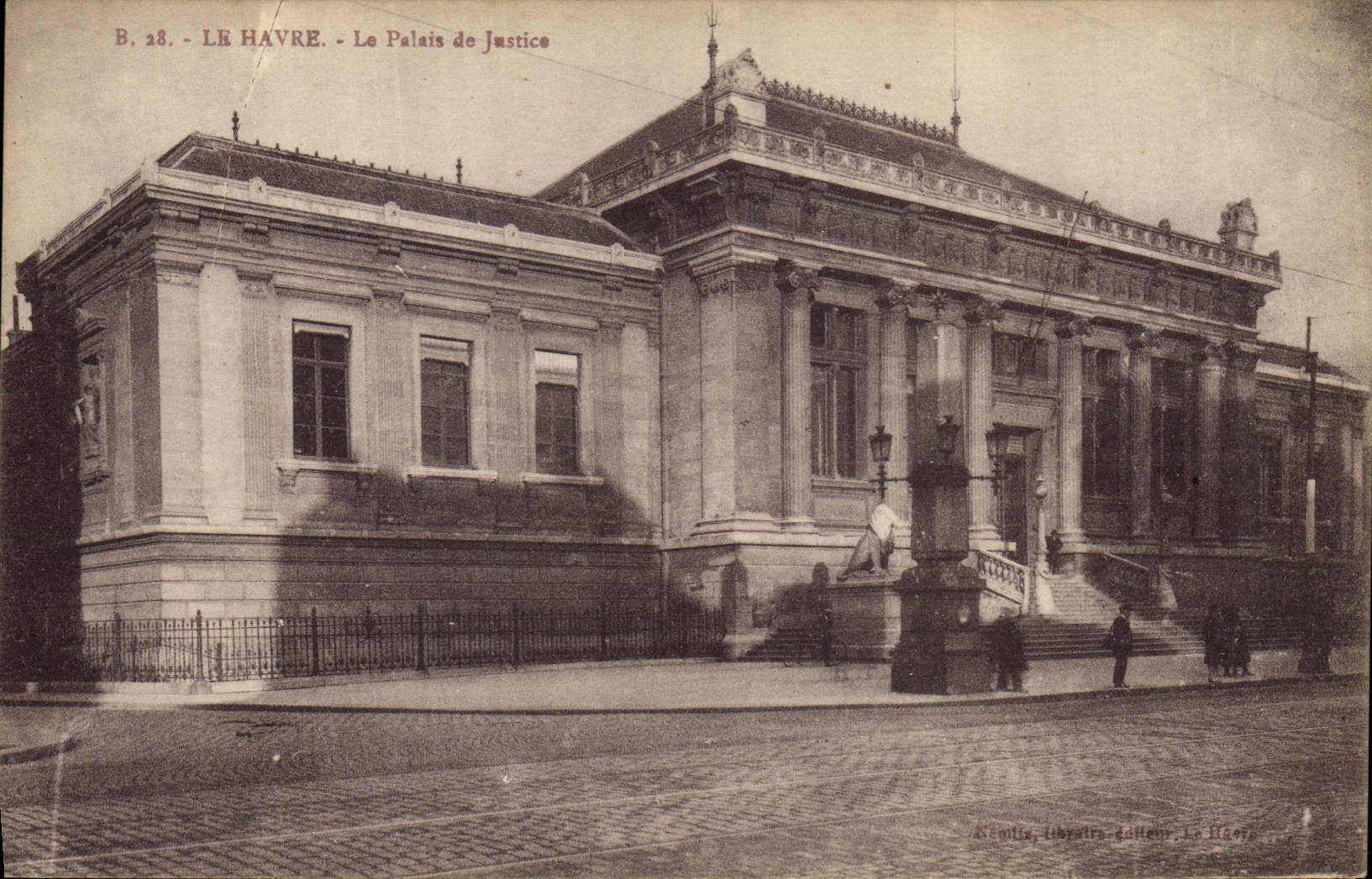 CPA Le Havre Le Palais de Justice 