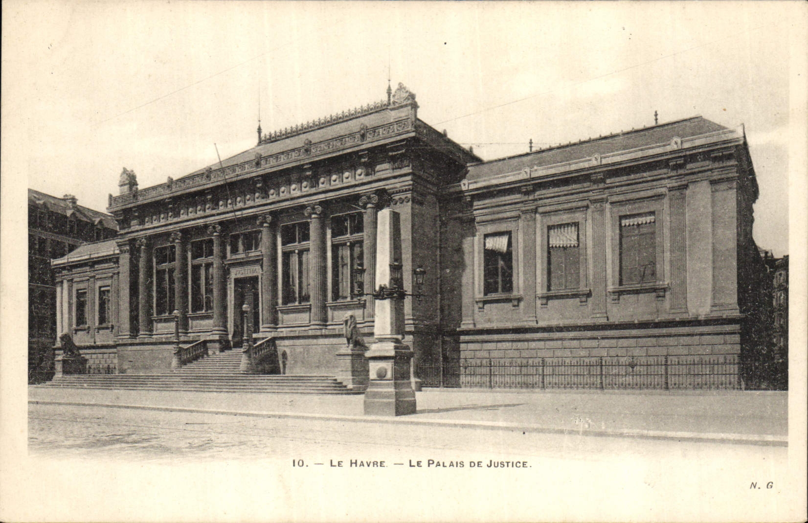 CPA Le Havre Palais de Justice 