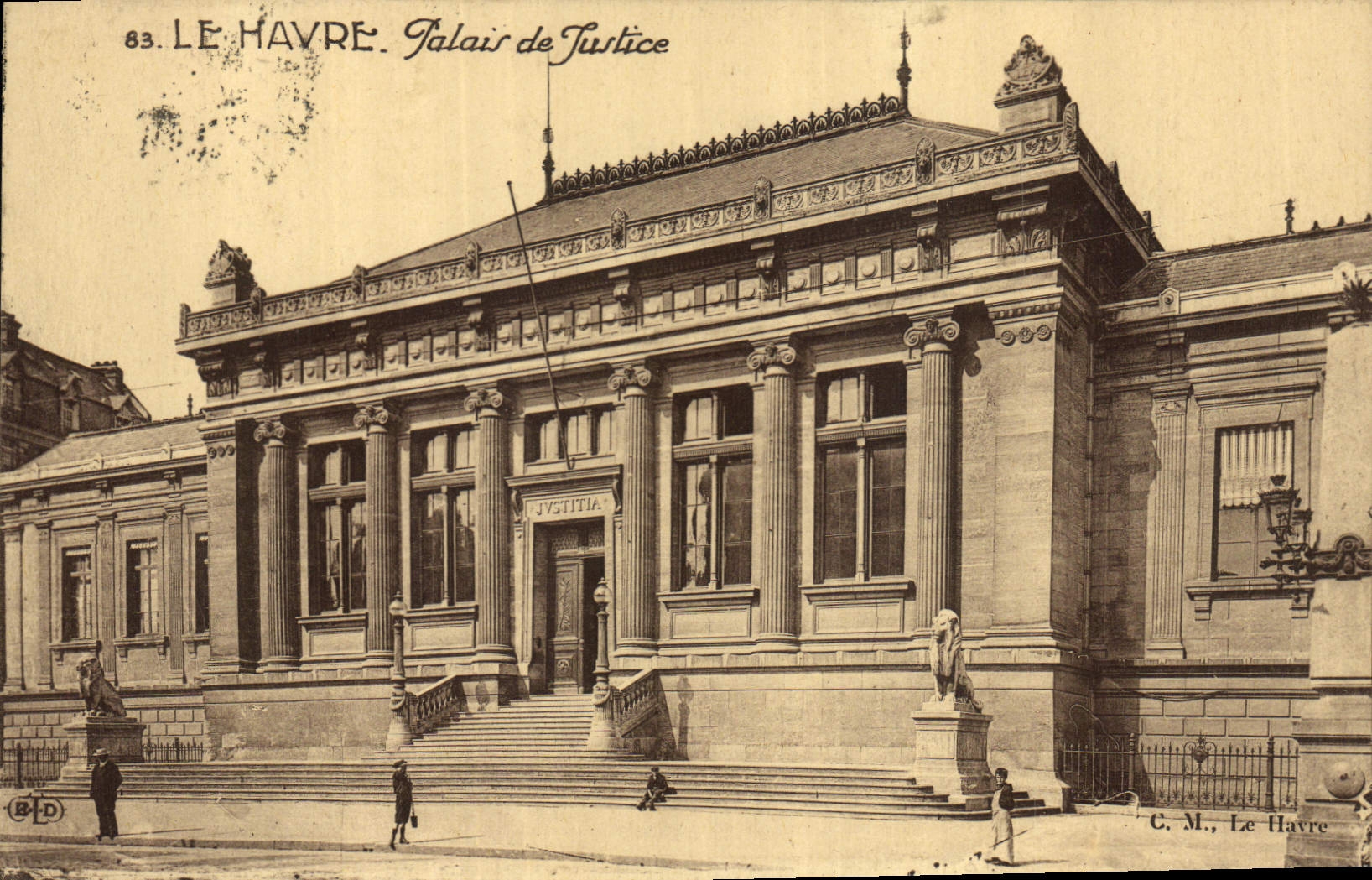 CPA Le Havre Palais de Justice 
