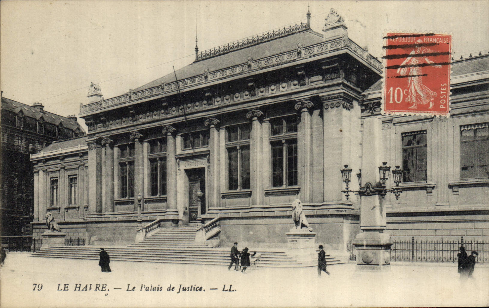 CPA Le Havre Palais de Justice 