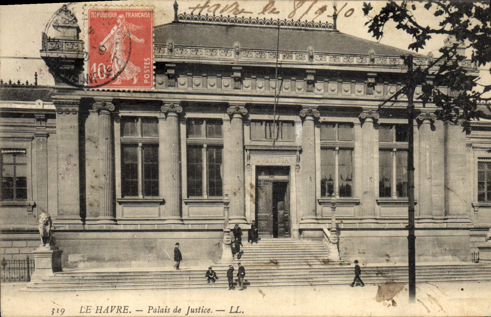 CPA Le Havre Palais de Justice 