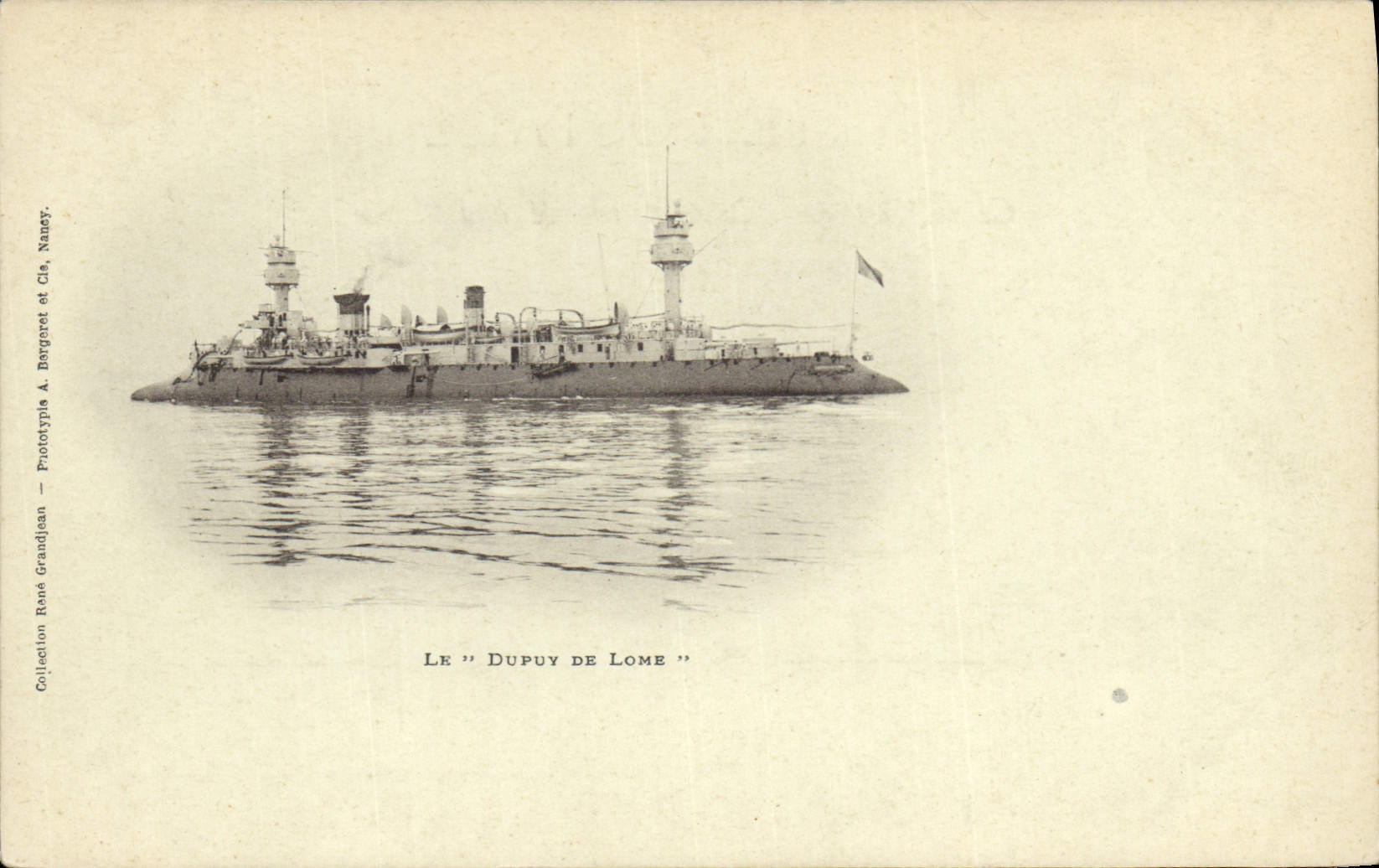 CPA Bateau de guerre Le Dupuy de Lome