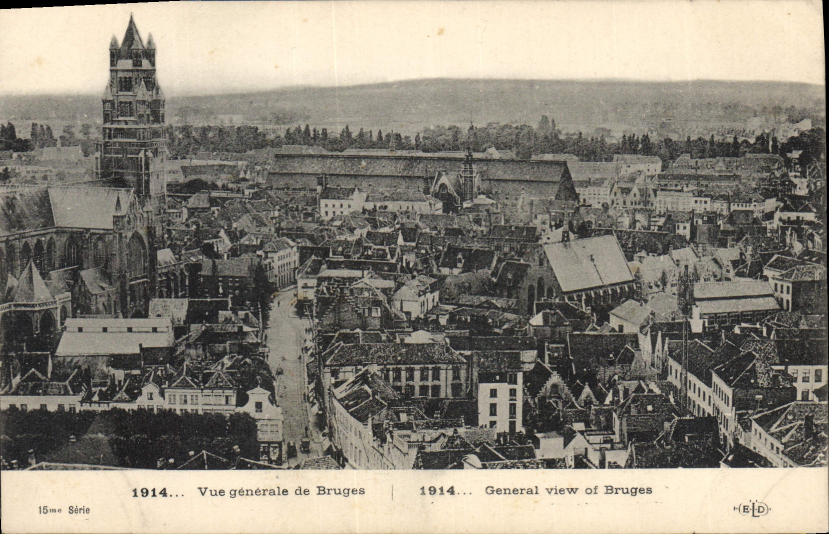 CPA Militaria Vue generale de Bruges