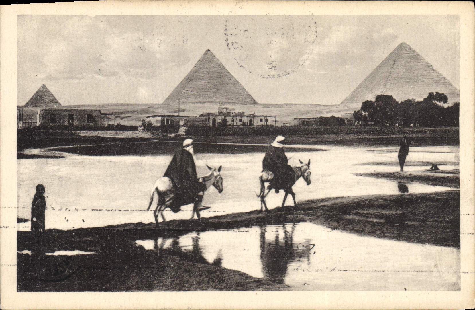 CPA Egypt Egypte Pyramids
