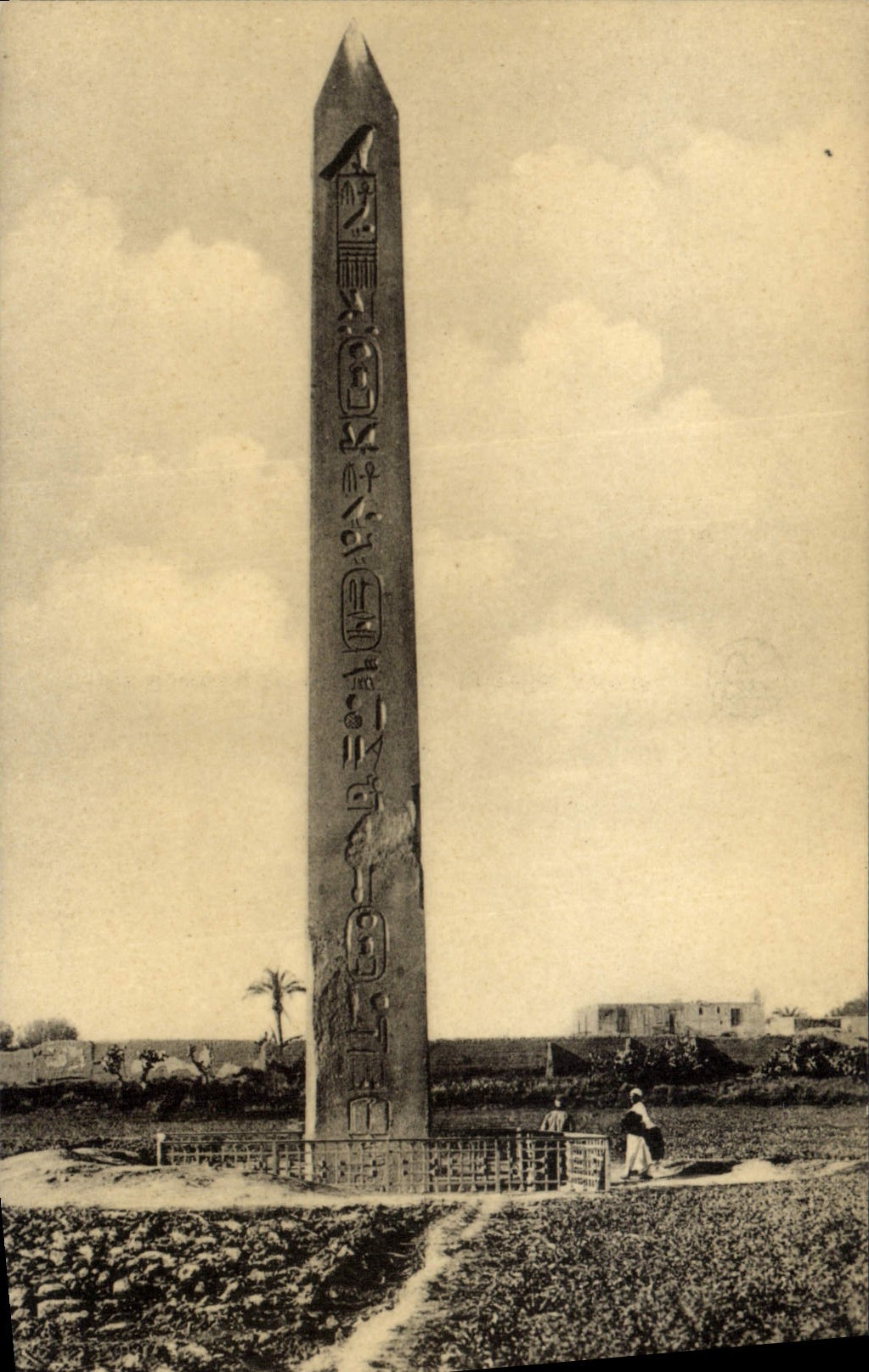 CPA Egypt Egypte Heliopolis L'Obelisque