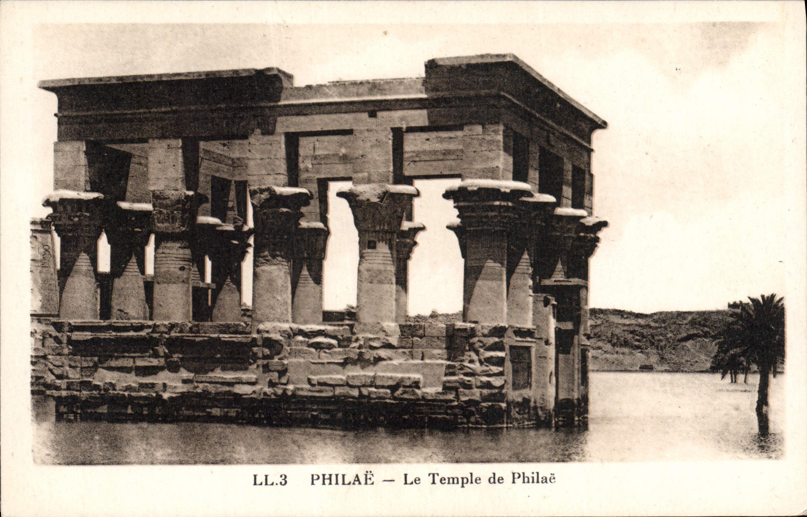 CPA Egypt Egypte Philae Le temple de Philae