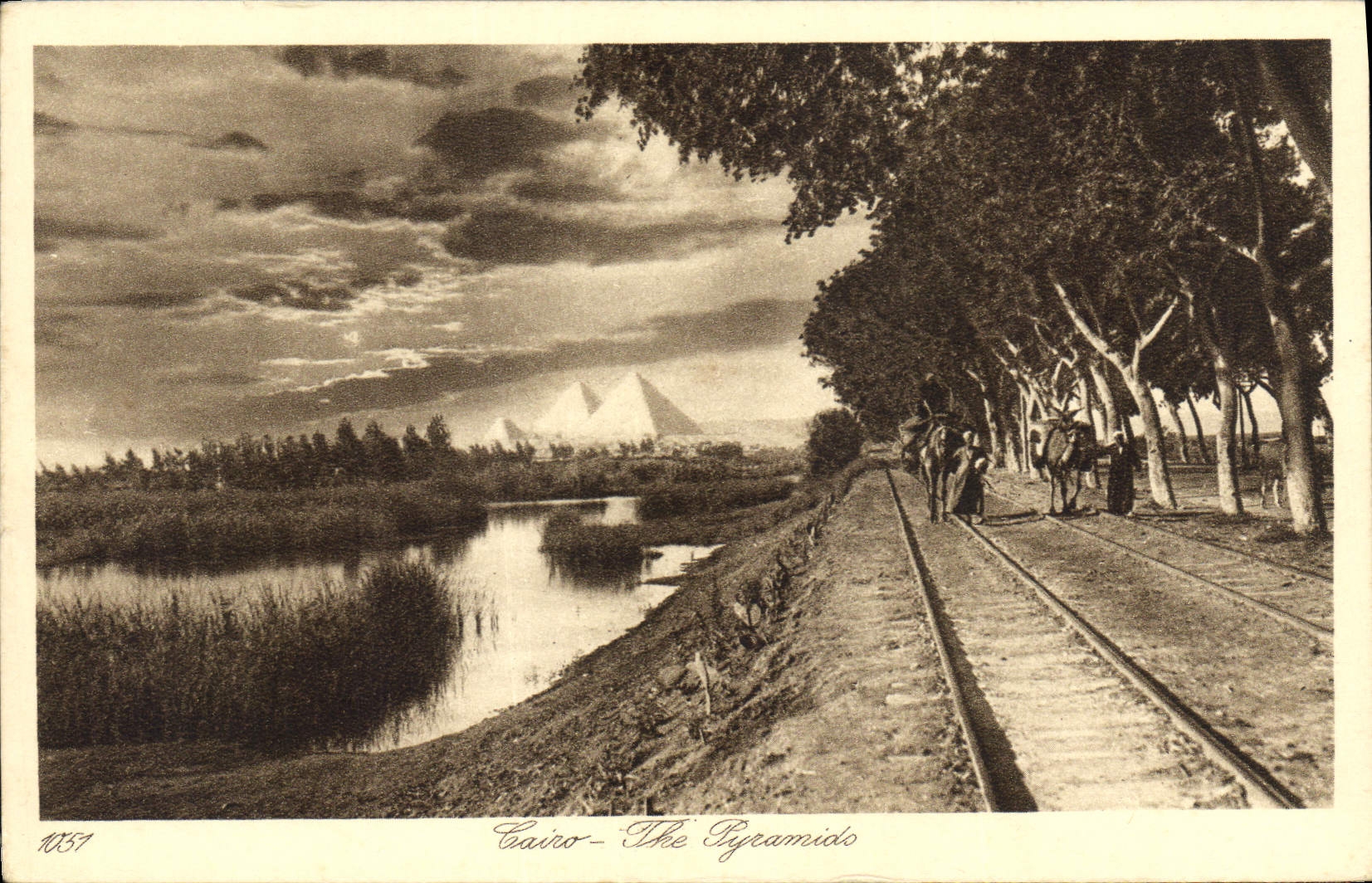 CPA Egypt Egypte Cairo The Pyramids