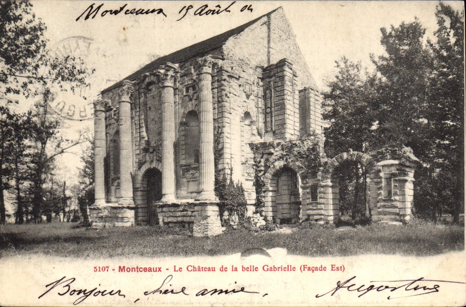 CPA Chateau de la Belle Gabrielle Montceaux