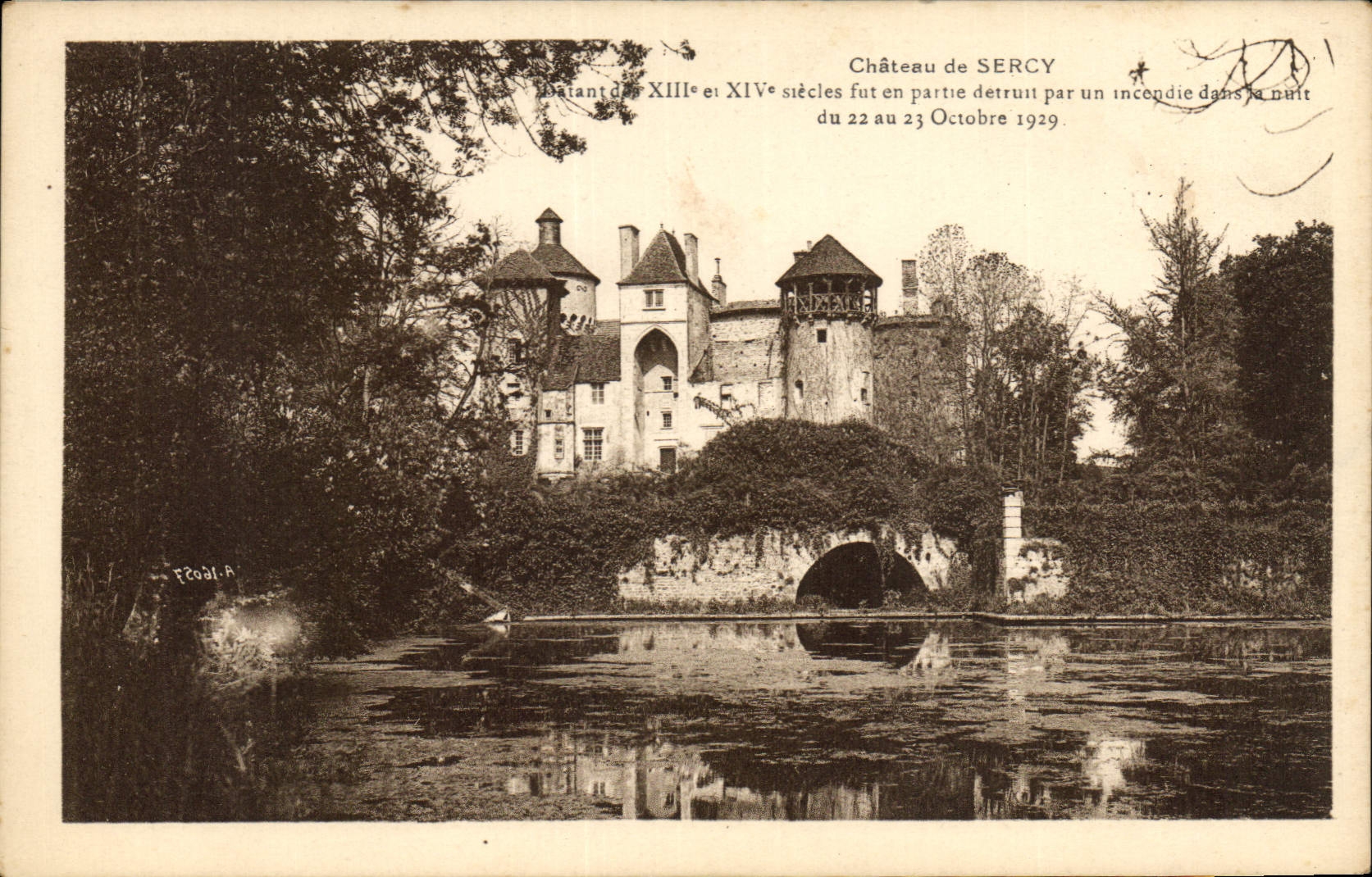 CPA Chateau de Sercy