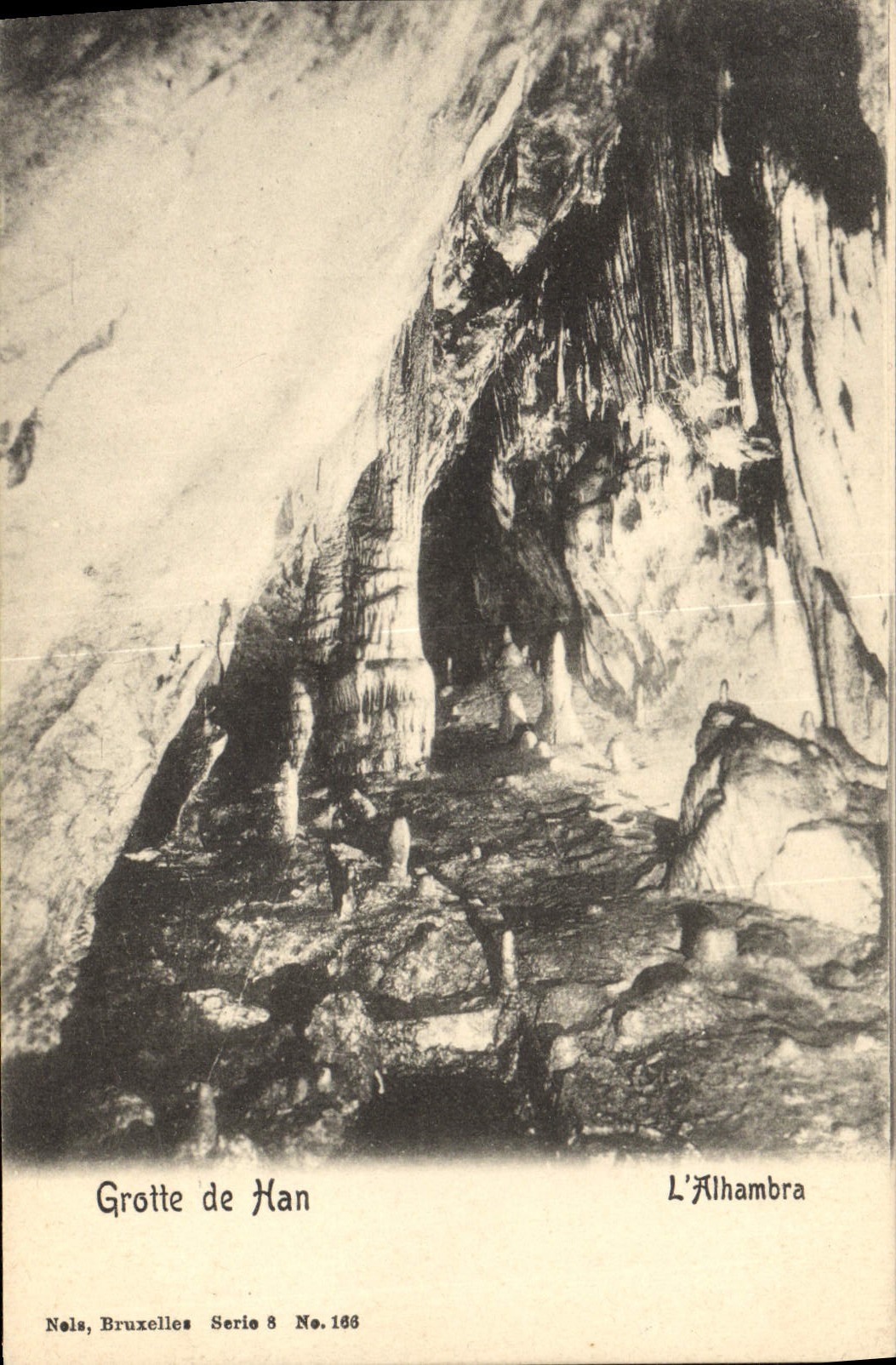 CPA Grotte Grottes de Han L'Alhambra