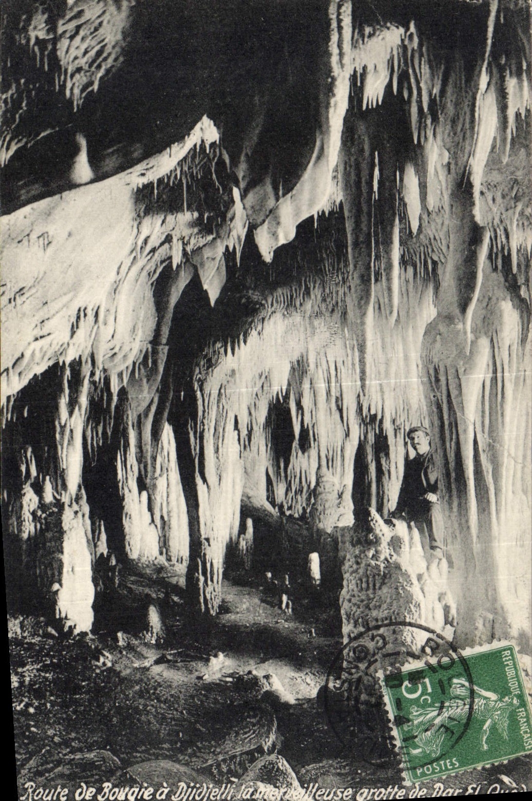 CPA Grotte Grottes Route de Bougie a Djidjelli Grotte de Dar el Oued