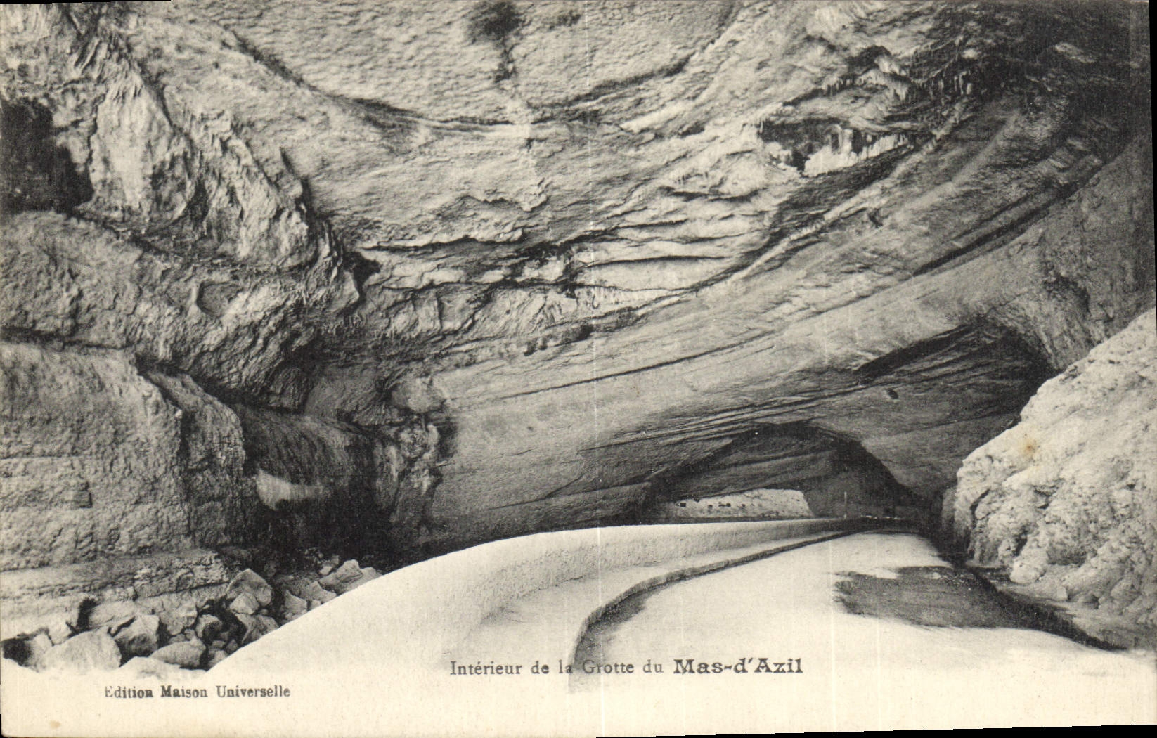 CPA Grotte Grottes Interieur de la grotte du Mas d'Azil