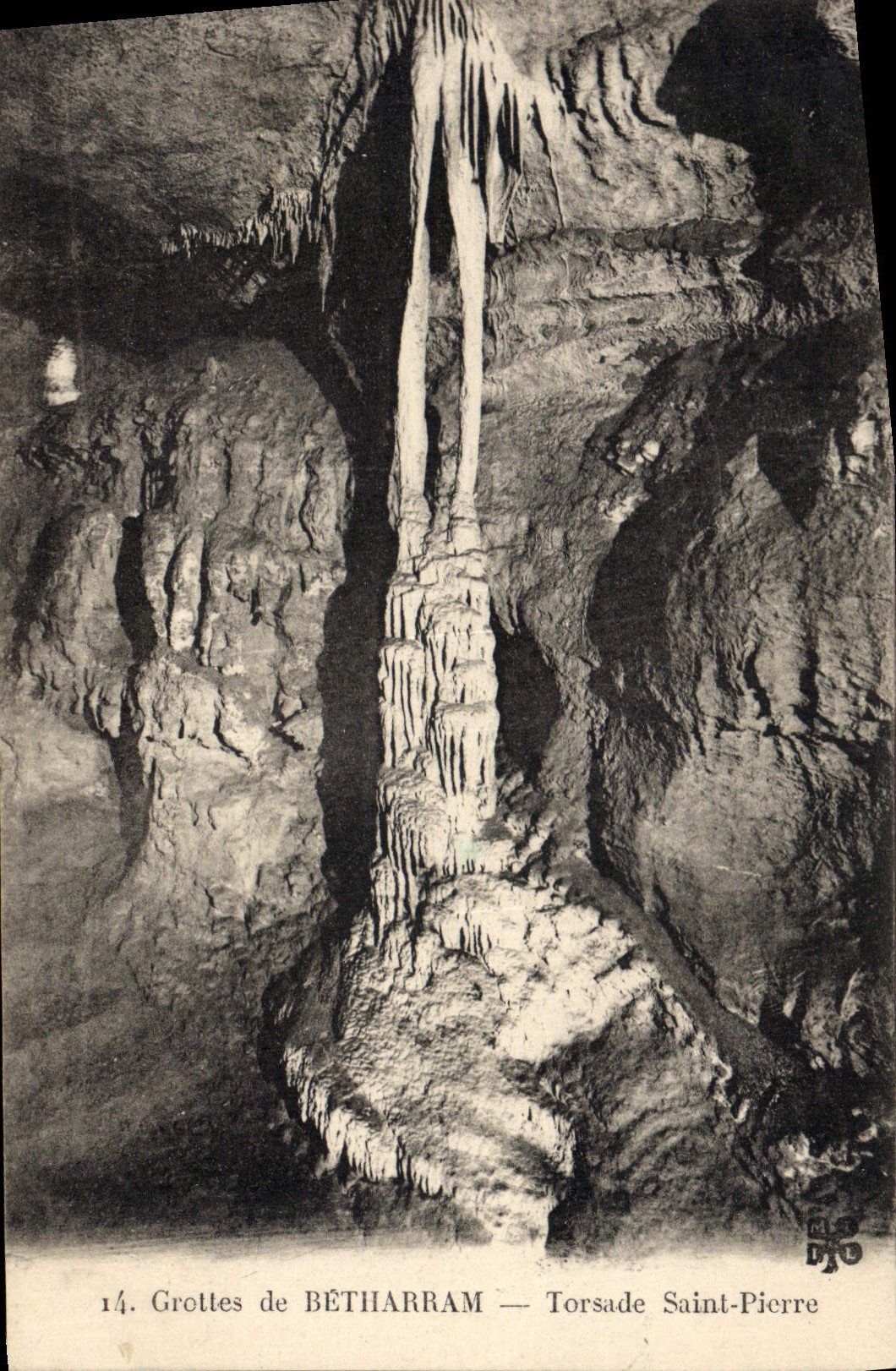 CPA Grotte Grottes de Betharram Torsade Saint Pierre