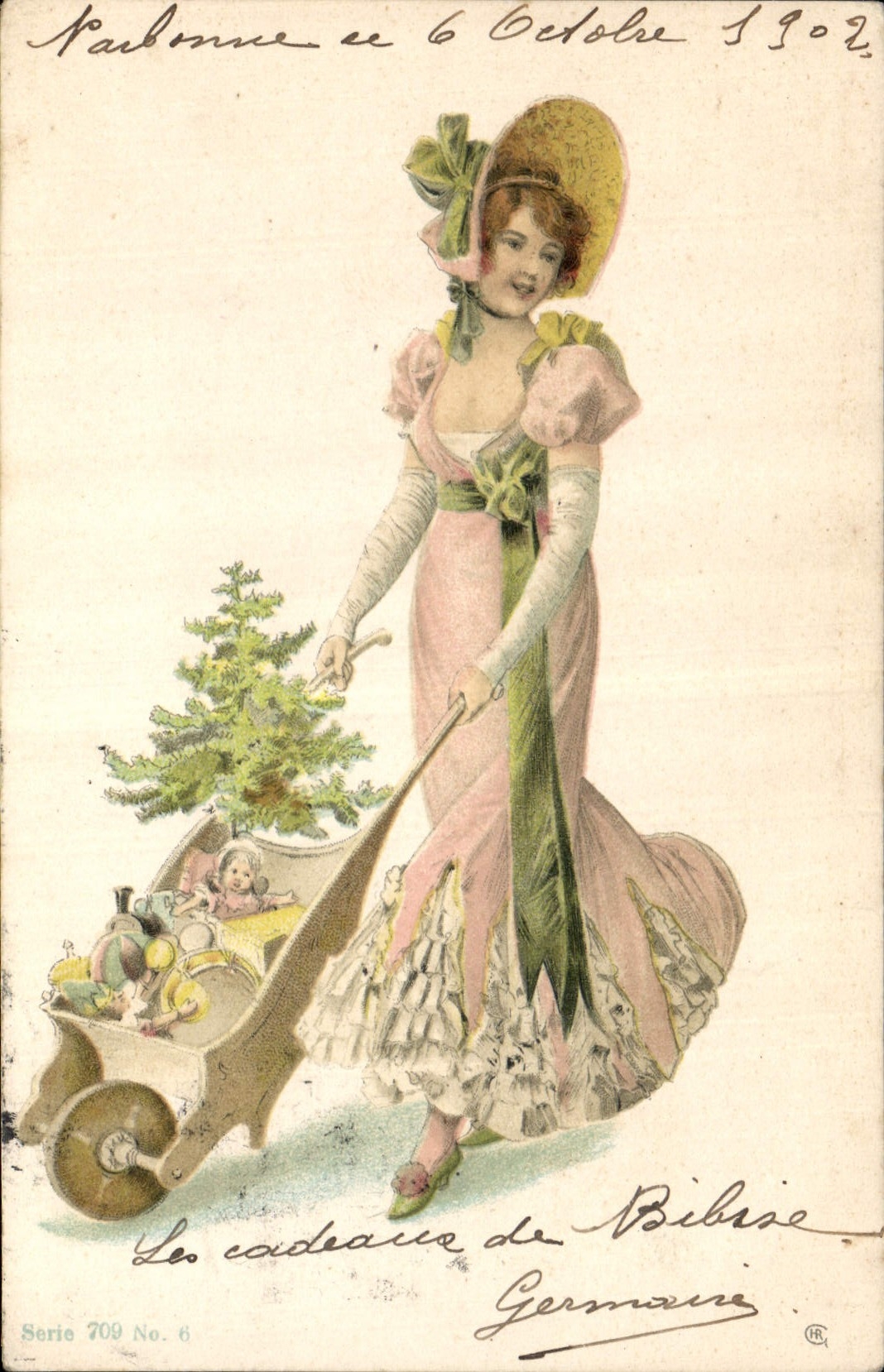 CPA Fantaisie Femme  Poupee 